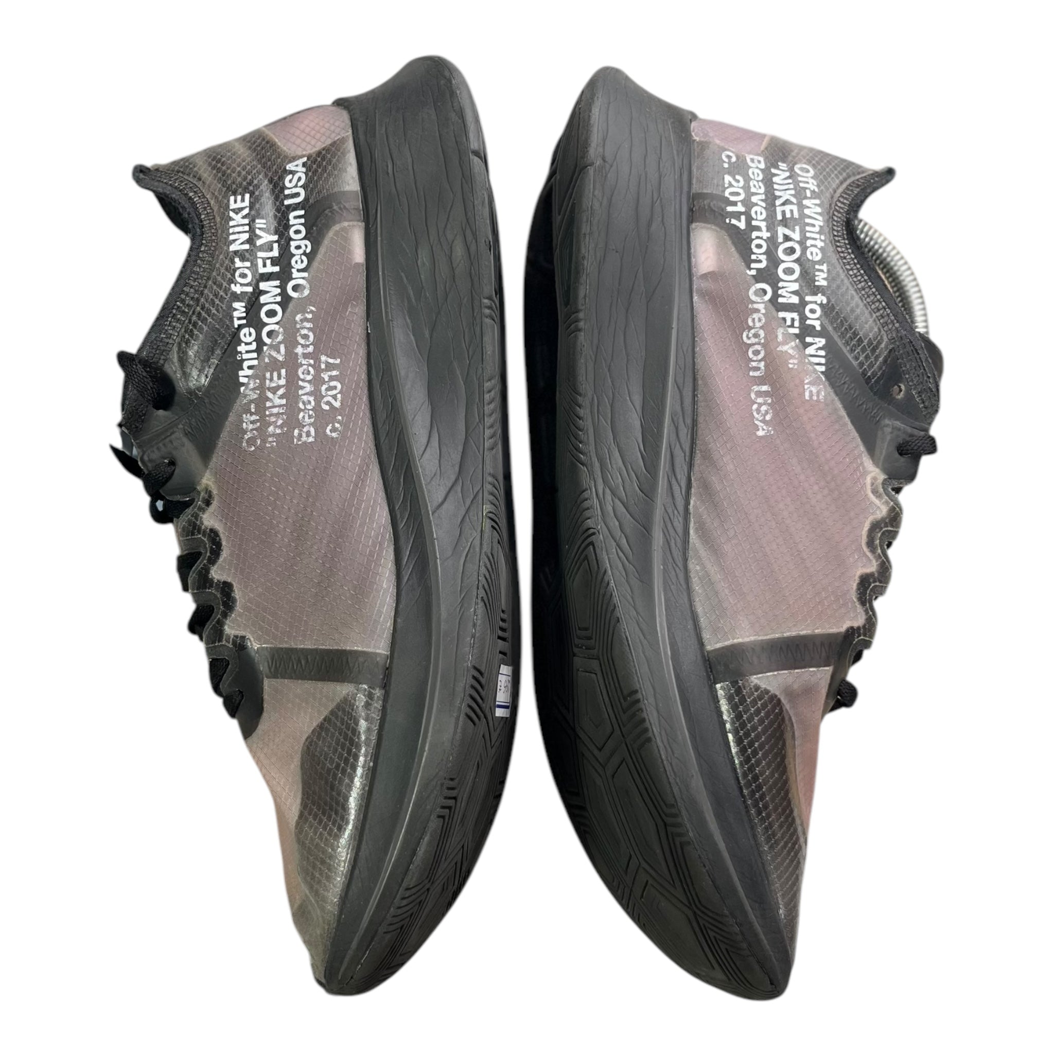 Nike Zoom Fly Off White Schwarz Silber (45EU)