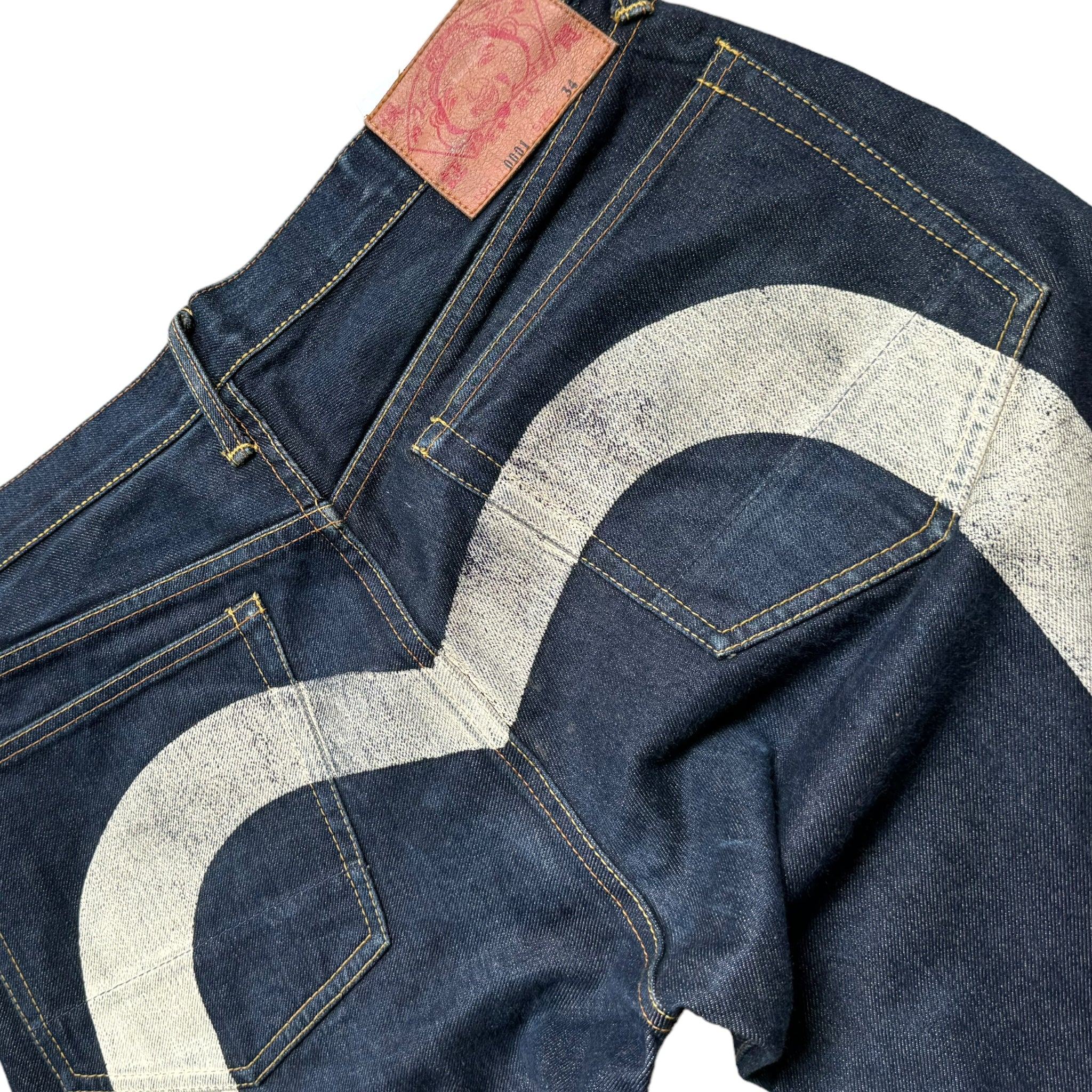 Jean baggy Evisu Daicock (L)