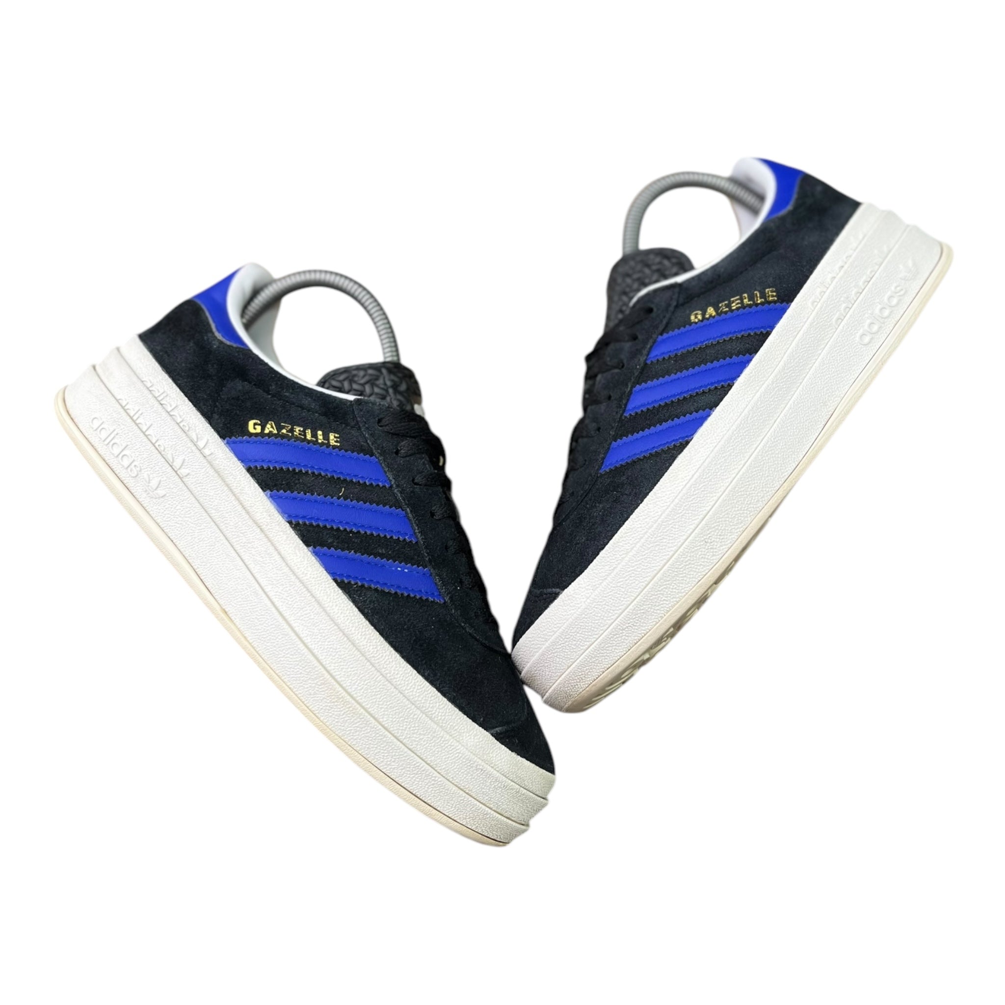 Adidas Gazelle Bold Kern Schwarz Leuchtendes Blau (37 1/3EU)