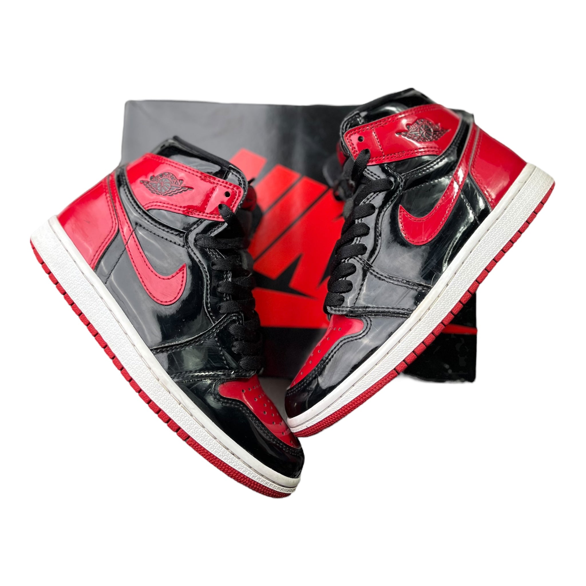 Jordan 1 Retro High Patent Bred (37.5EU)