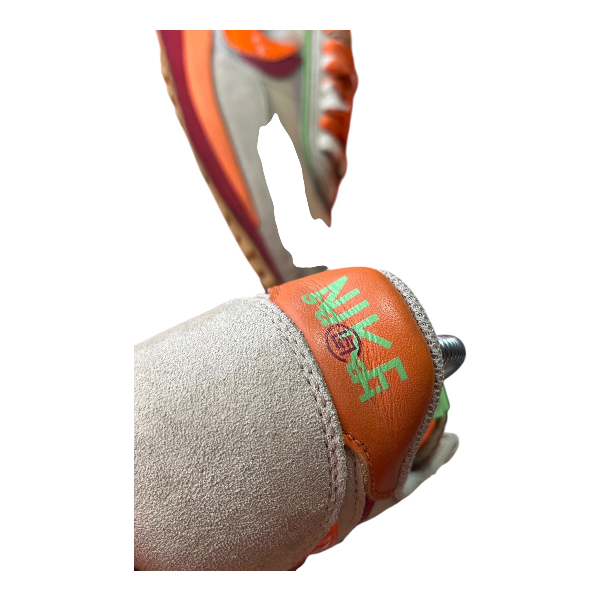 Nike LD Waffle Sacai Clot Net Orange Blaze (44EU)