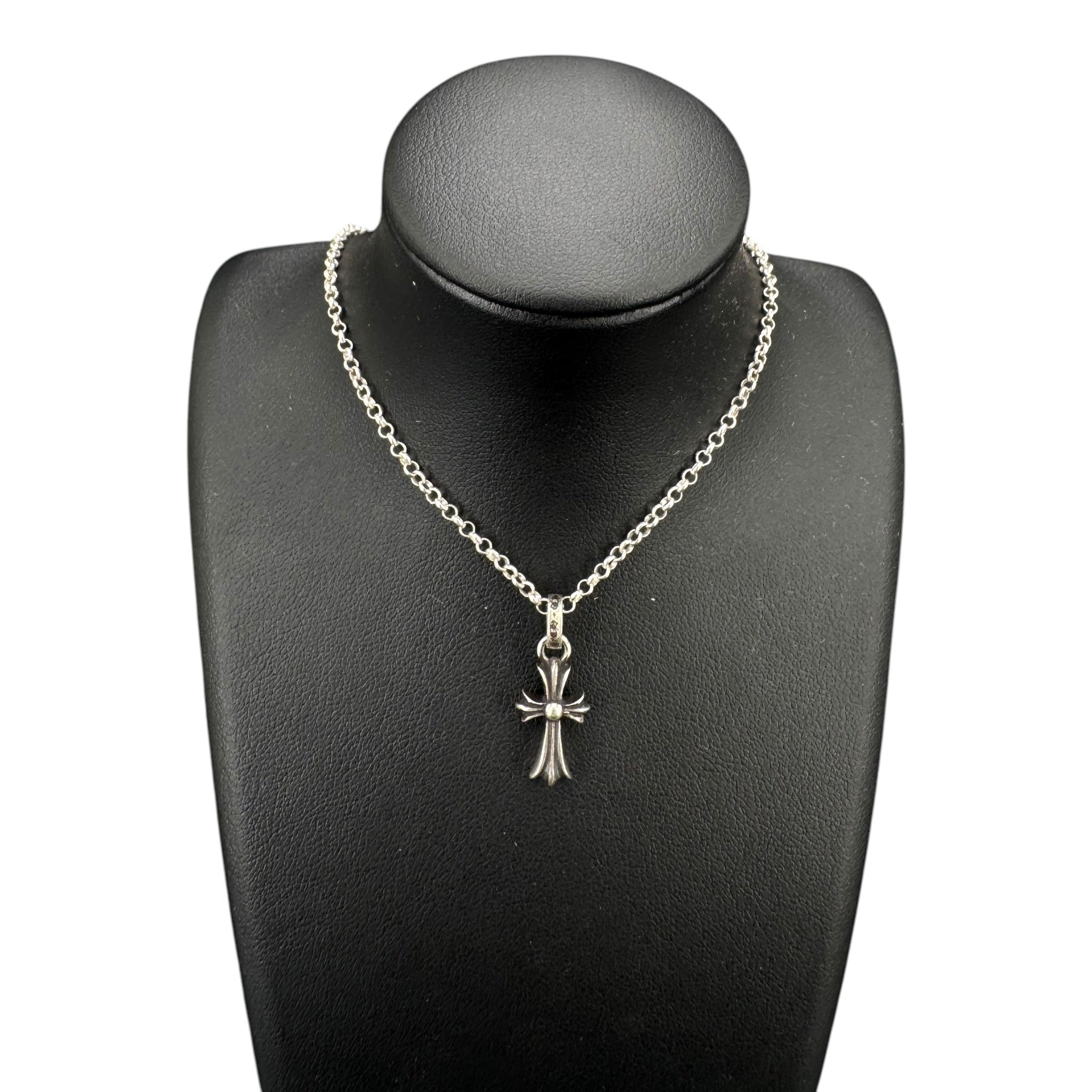 Chaîne et Pendentif Baby Fat Chrome Hearts Argent 925