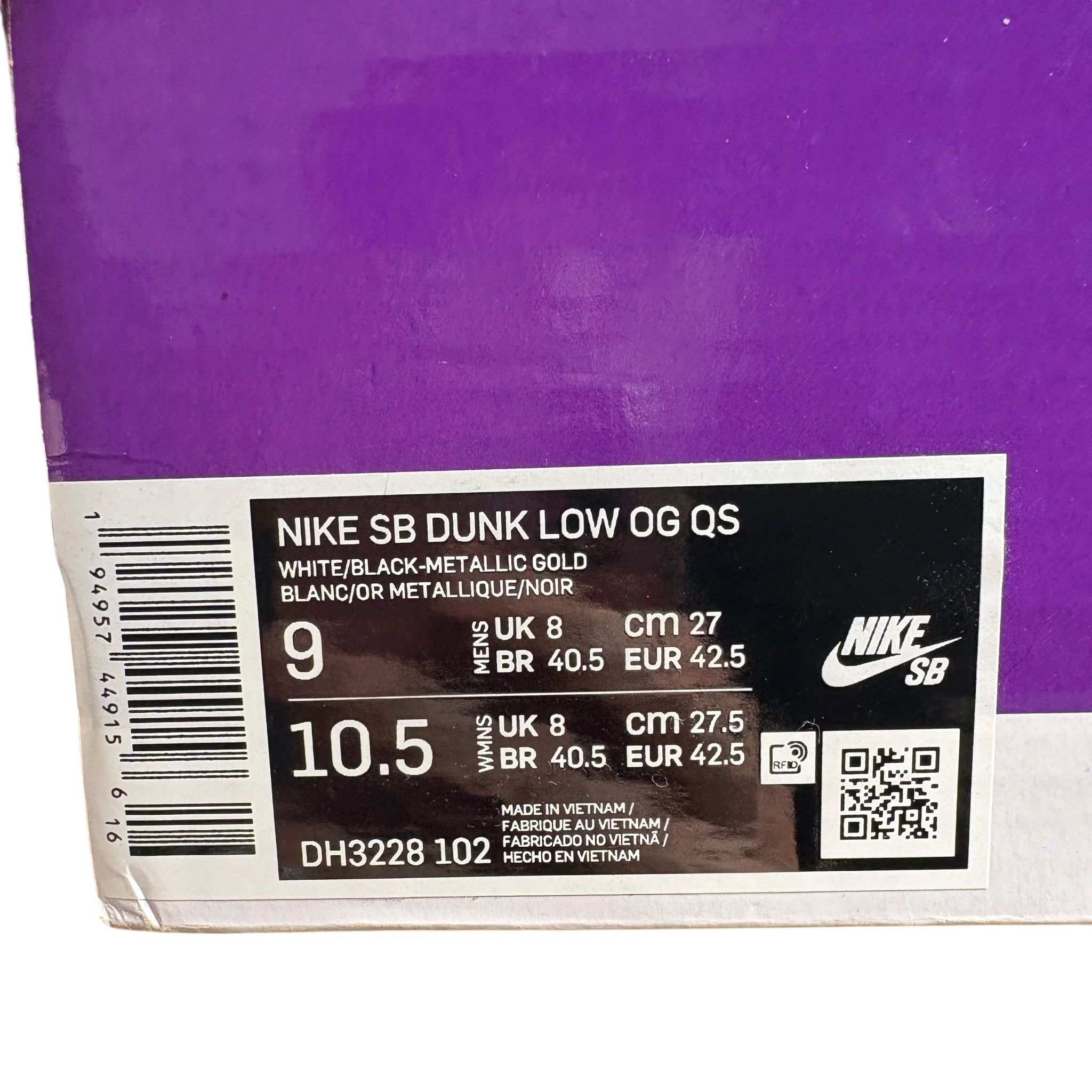 Dunk SB Low Supreme Black Star (42.5EU)