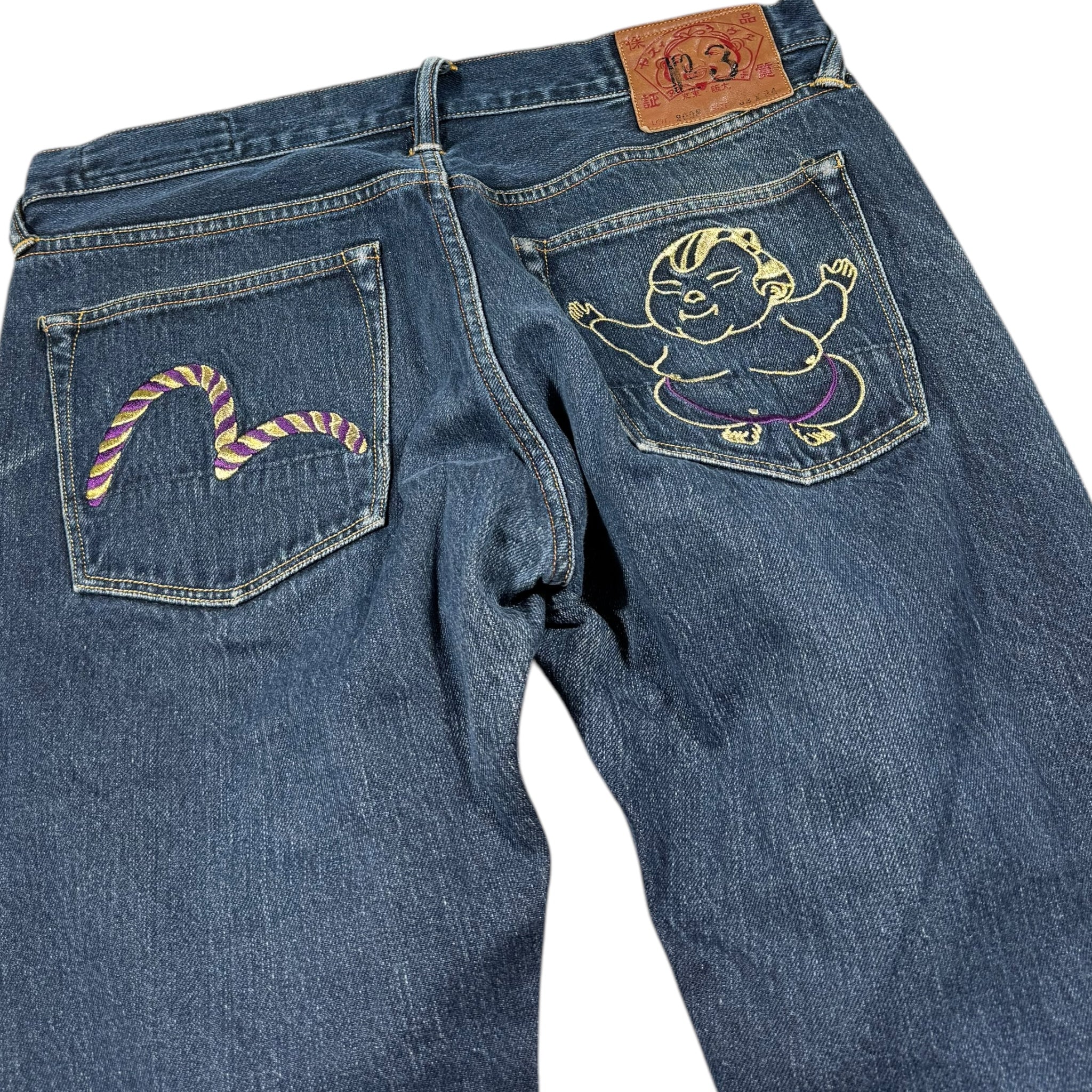 Baggy-Jeans Evisu Möwe (M)
