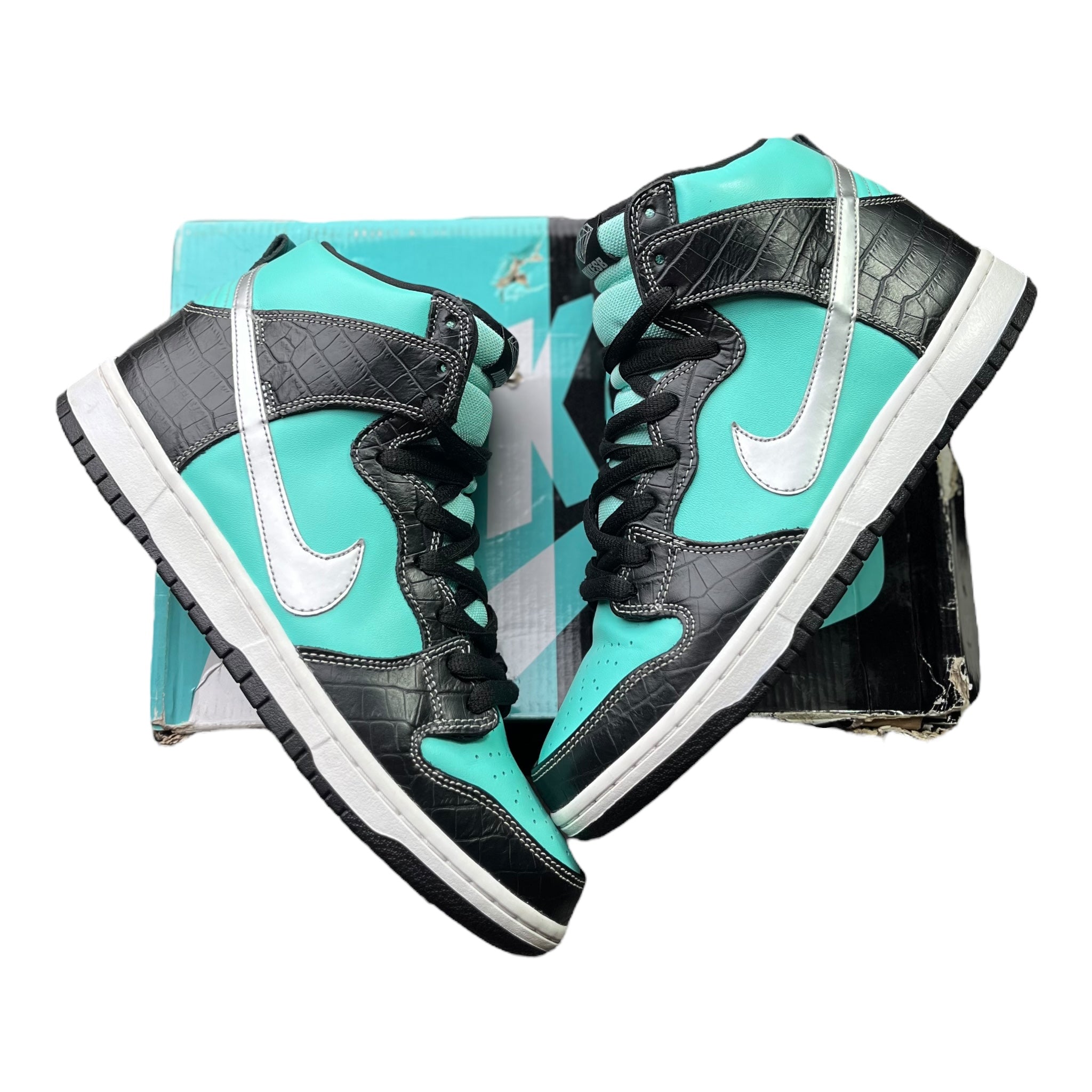 Nike Dunk High SB Diamond Supply Co Tiffany (44.5EU)