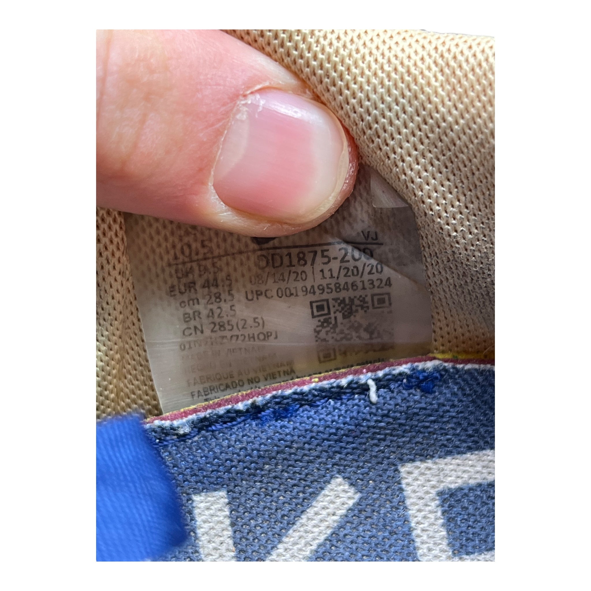 Nike Vaporwaffle Sacai Tan Navy (44.5EU)