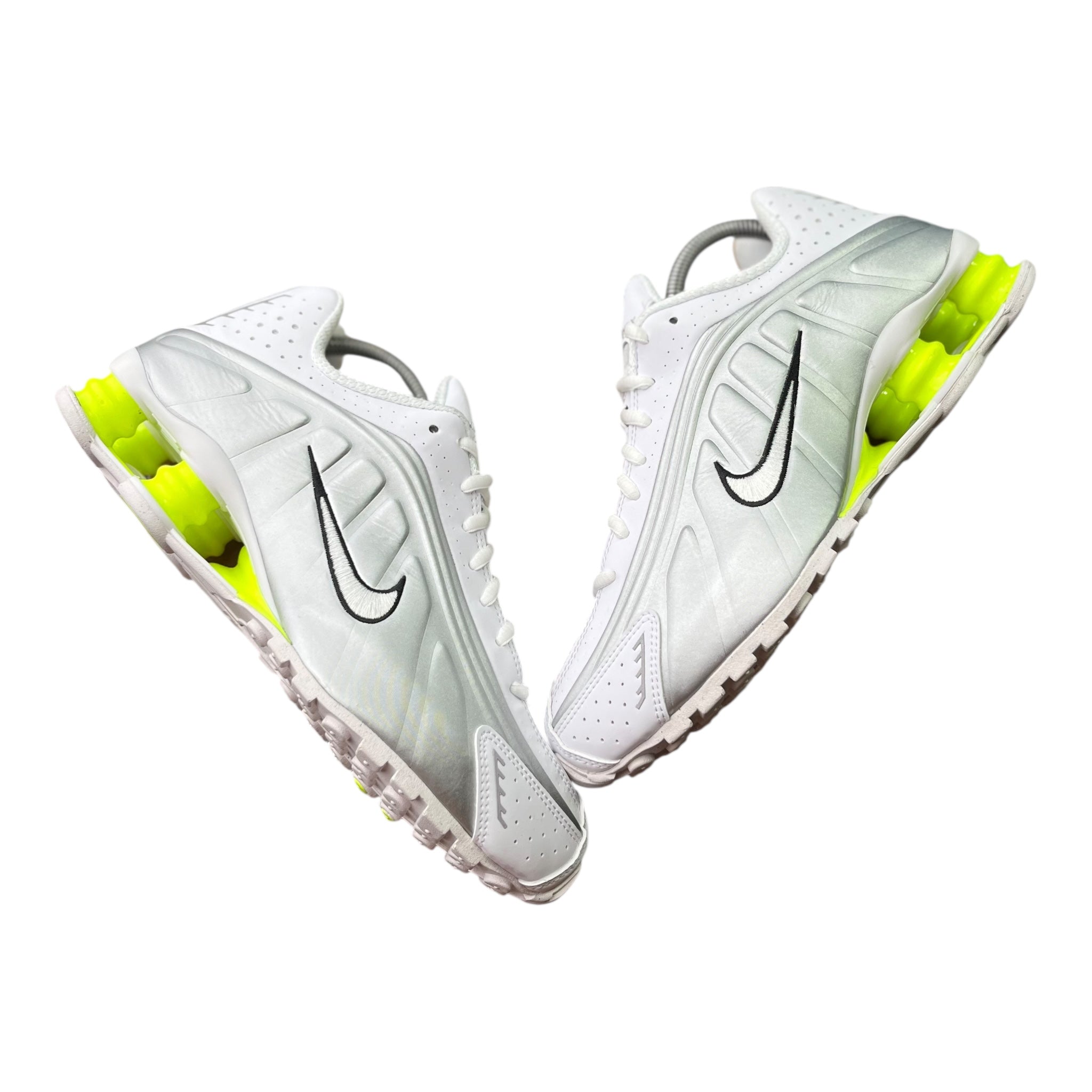 Nike Shox R4 Weiß Metallic Volt (40EU)