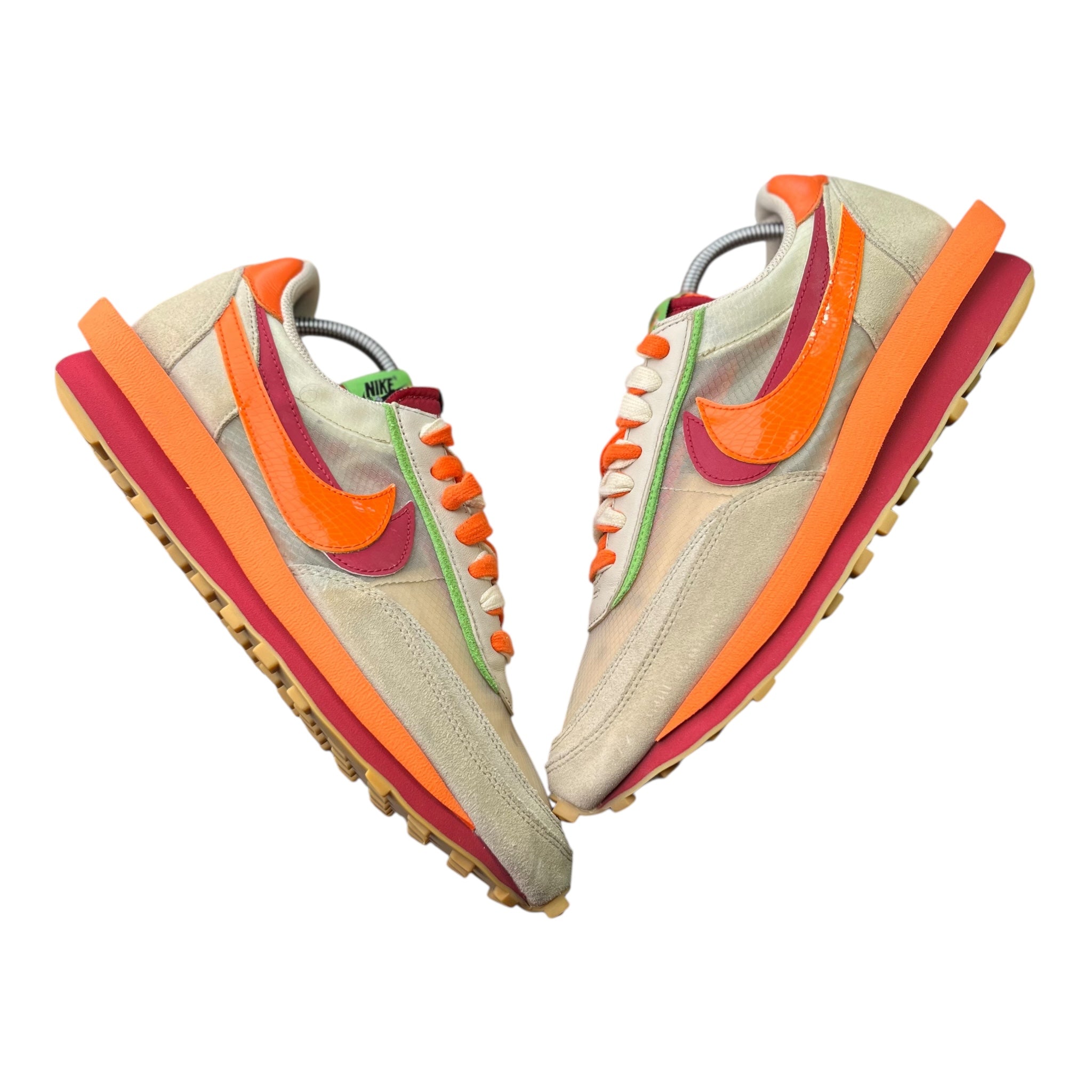 Nike LD Waffle Sacai Clot Net Orange Blaze (45EU)