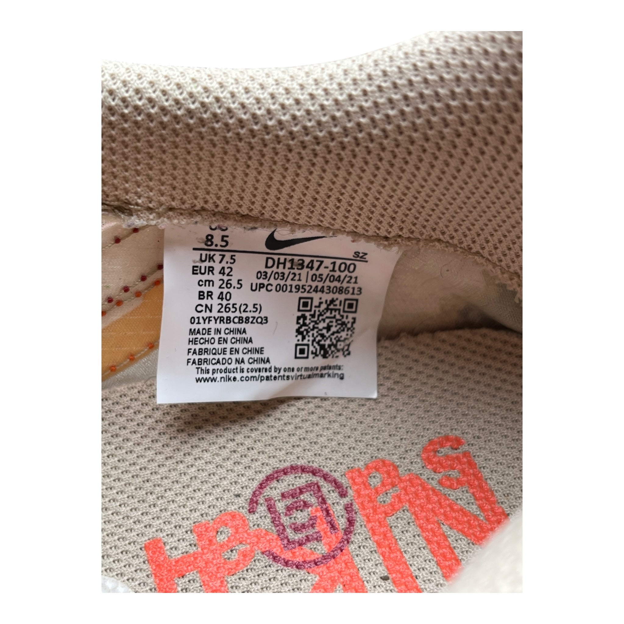 Nike LD Waffle Sacai Clot Net Orange Blaze (42EU)