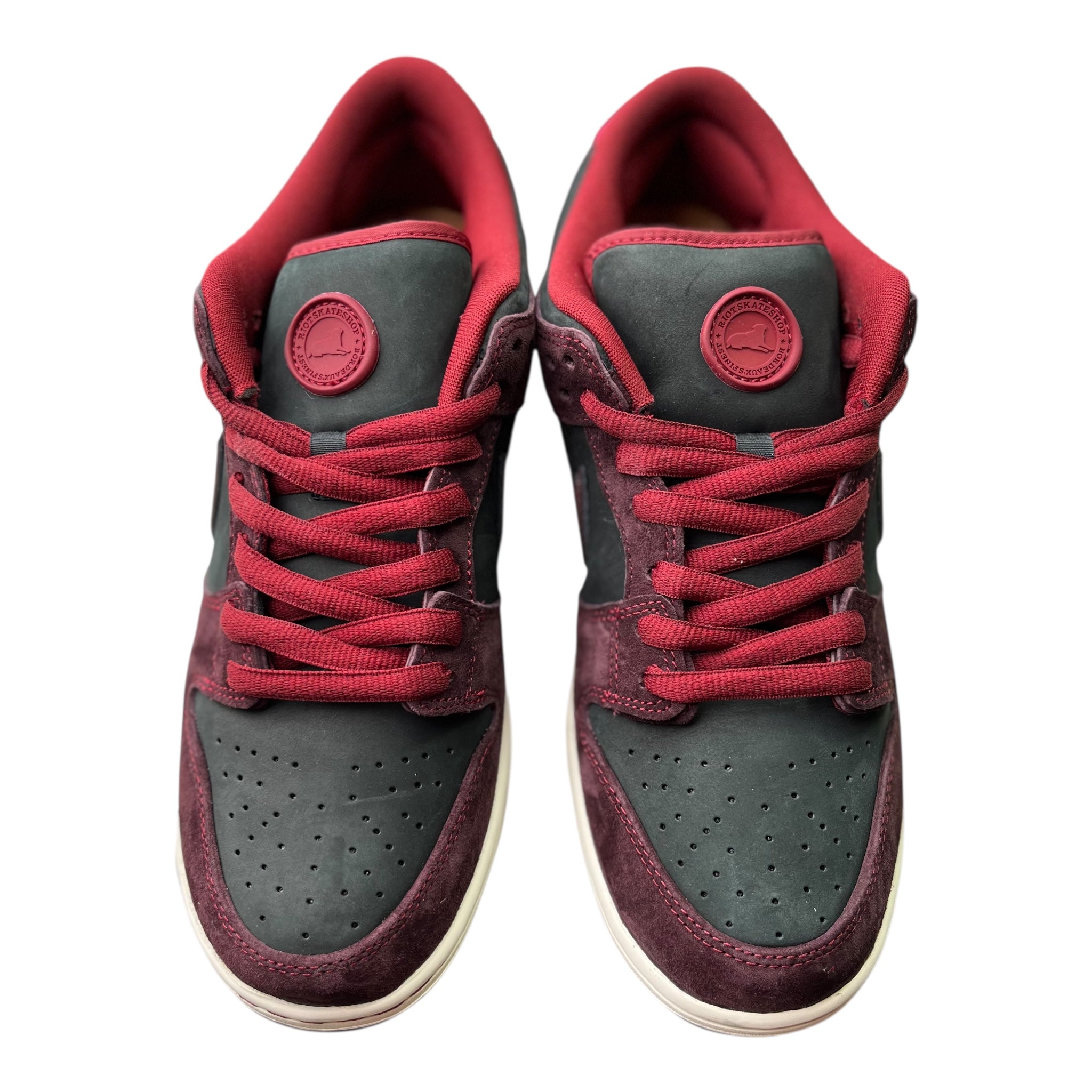 Nike Dunk Low Sb Riot Skateshop Mahagoni Dunkel Rote Beete (45EU)