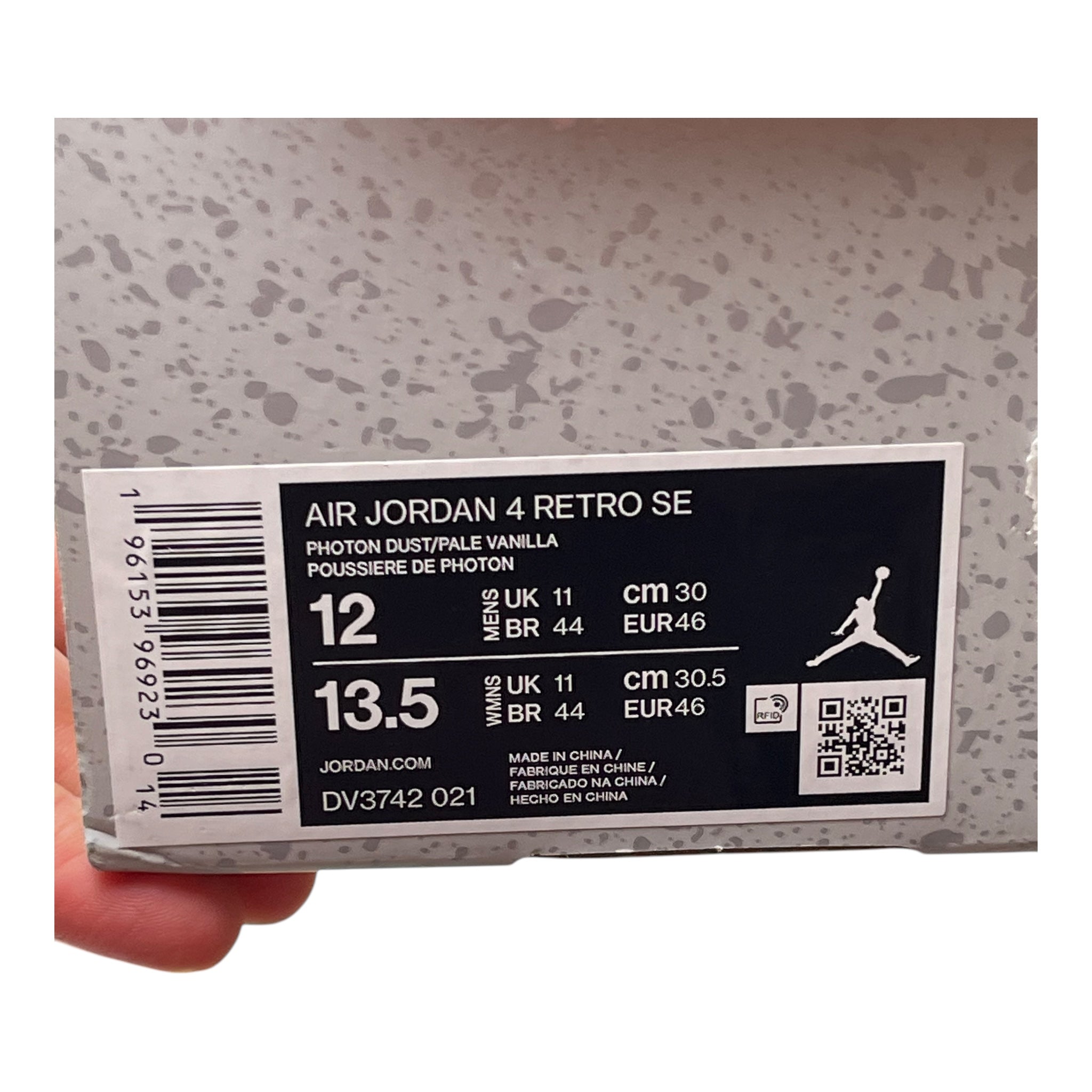 Jordan 4 Retro Photon Dust Craft (46EU)