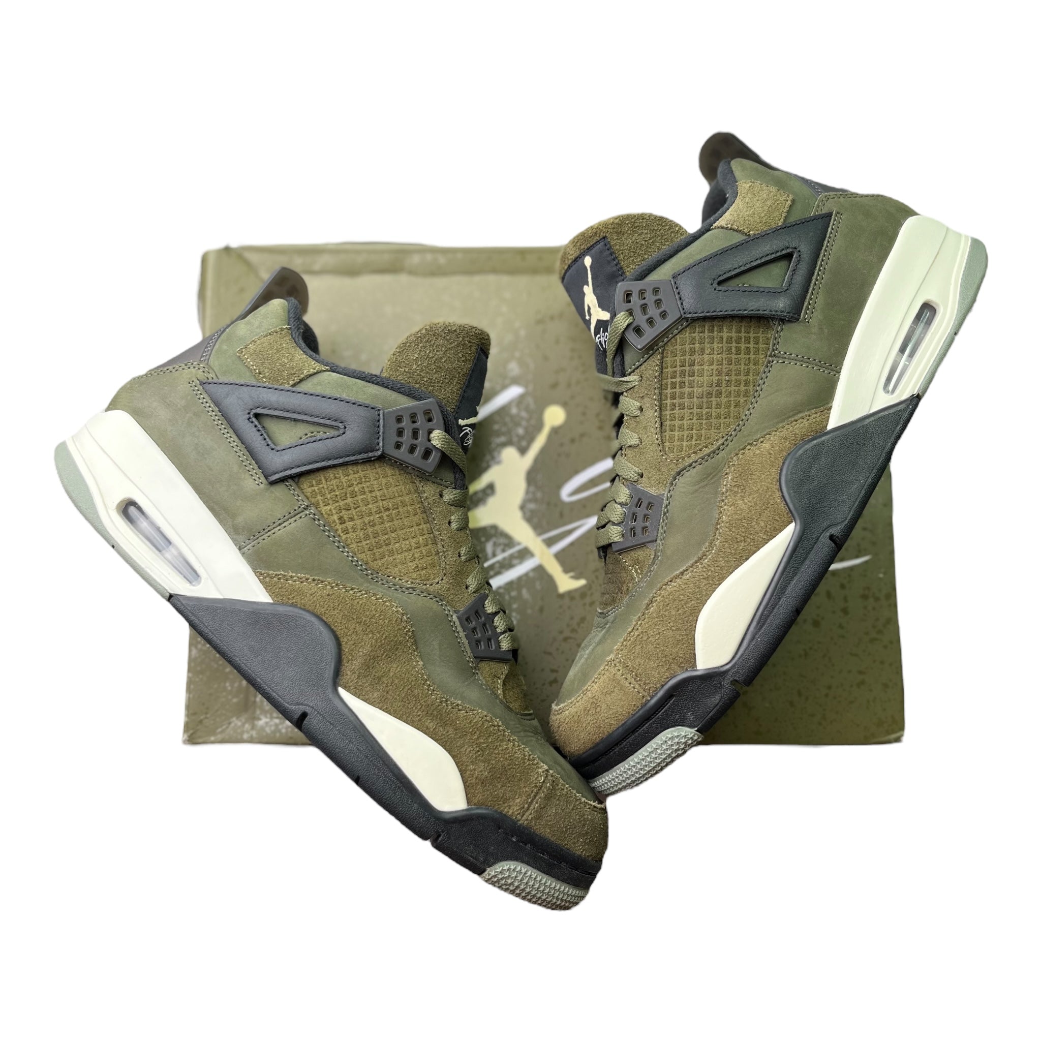 Jordan 4 Retro Craft Medium Olive (47.5EU)