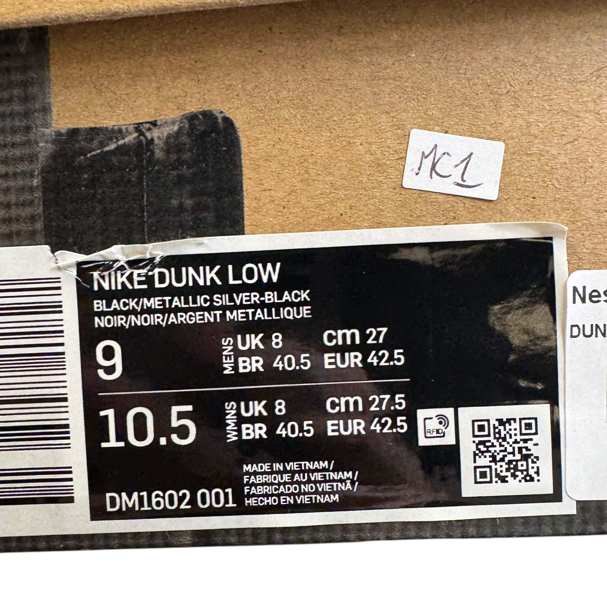 Dunk Low Off-White Lot 50 DS (42.5EU)