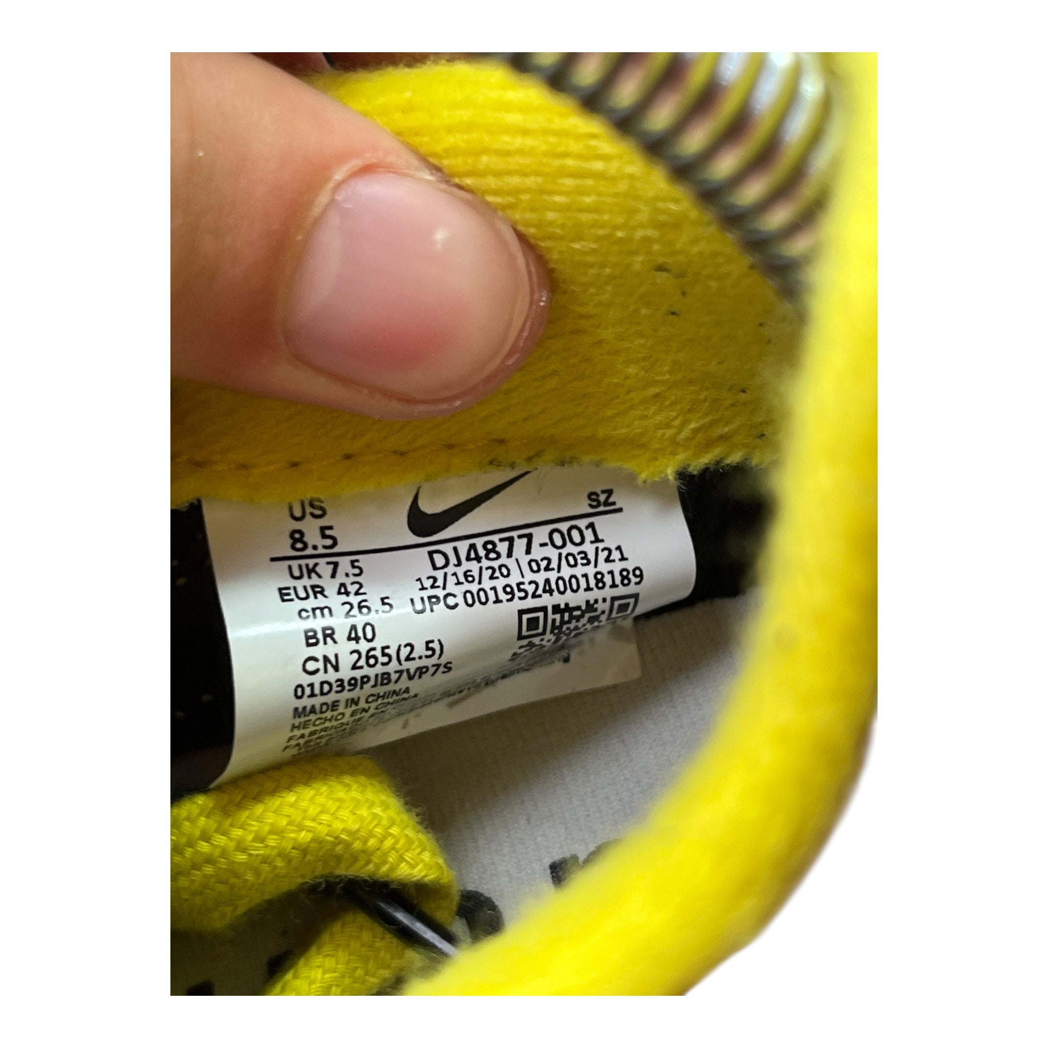 Nike LD Waffle Sacai Undercover Bright Yellow (42EU)