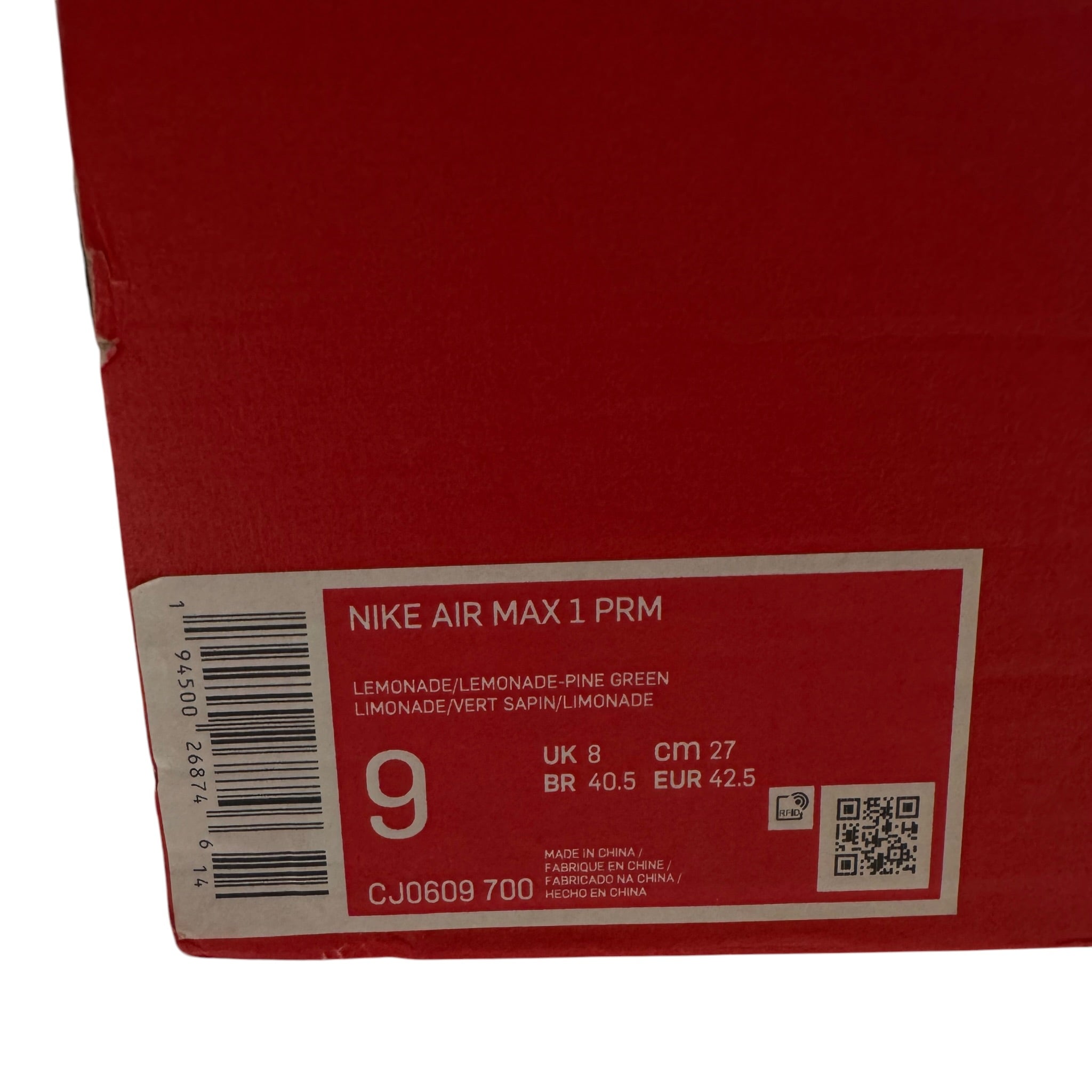 Air Max One Lemonade (42.5EU)