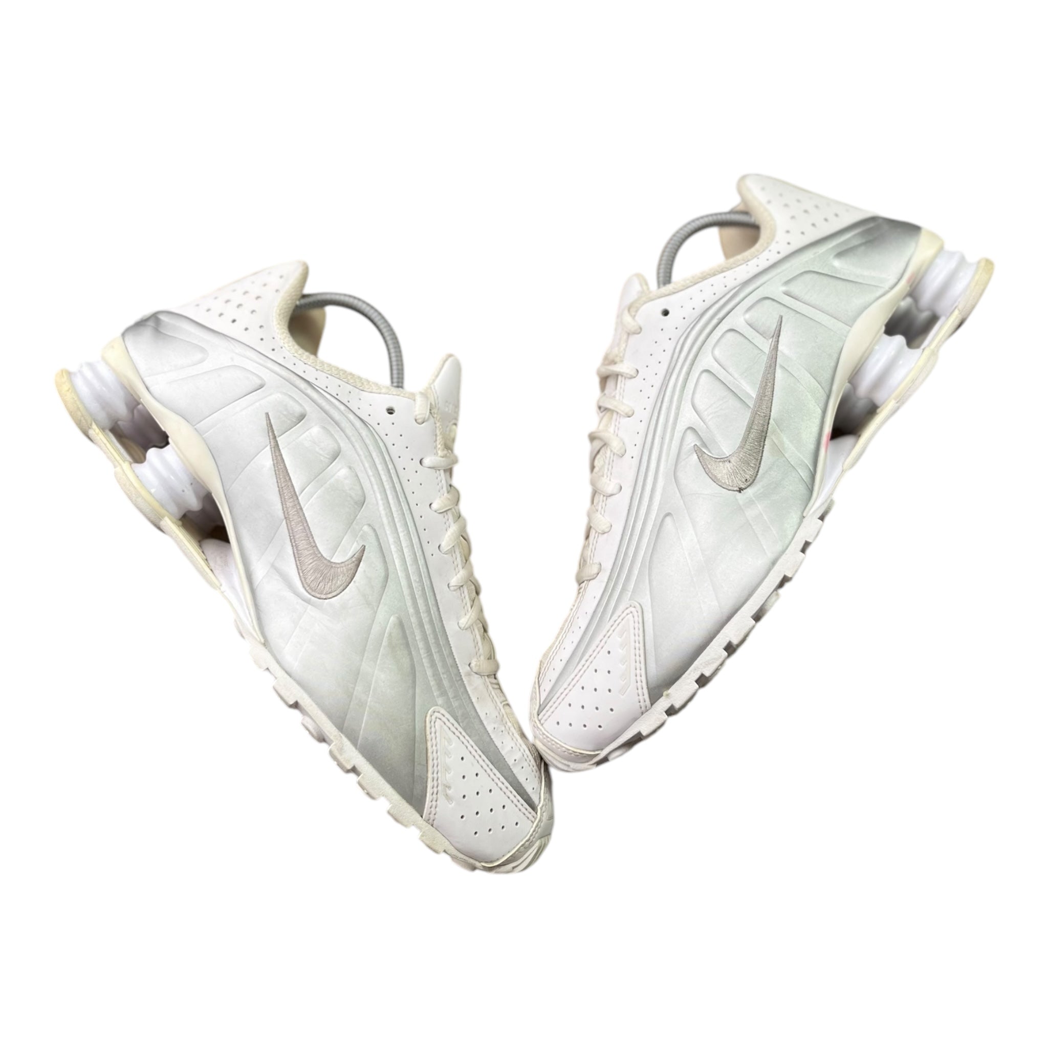 Nike Shox R4 White Metallic Silver (43EU)