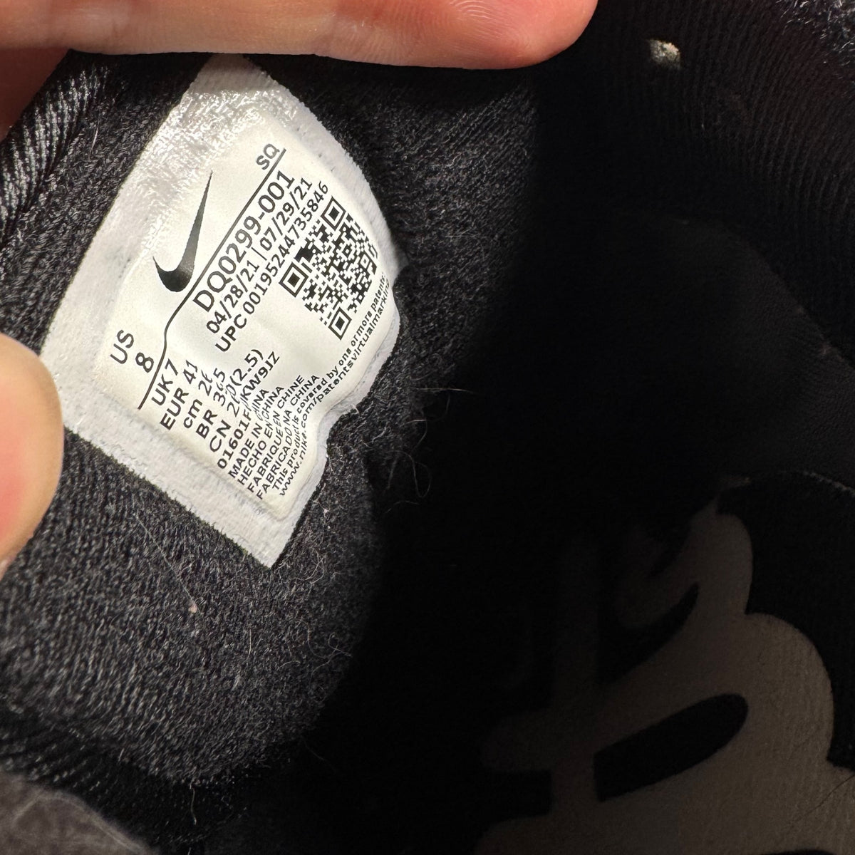 Air Max One Patta Black (41EU)