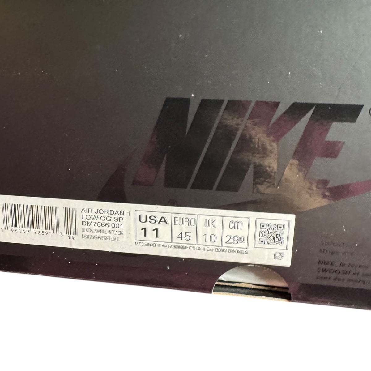 Jordan One Low Travis Scott Phantom (45EU)