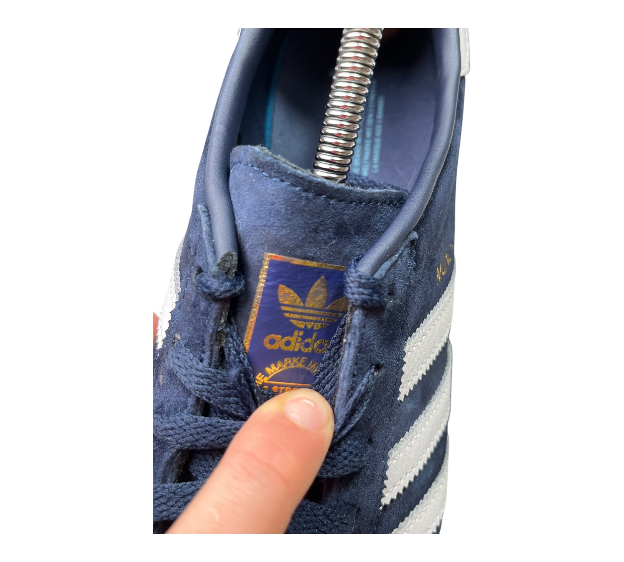 Adidas Munchen Marineblau Weiß Gummi (45 1/3EU)