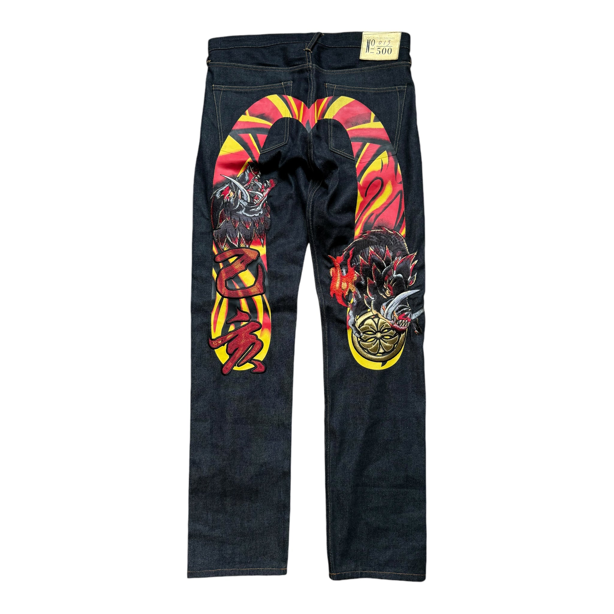 Baggy jeans Evisu special edition year of the pig 2019 (L)