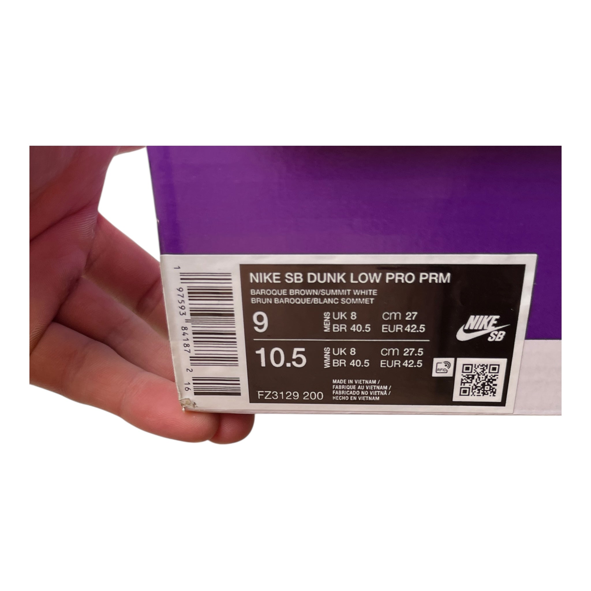 Nike Dunk Low SB Big Money Savings (42.5EU)