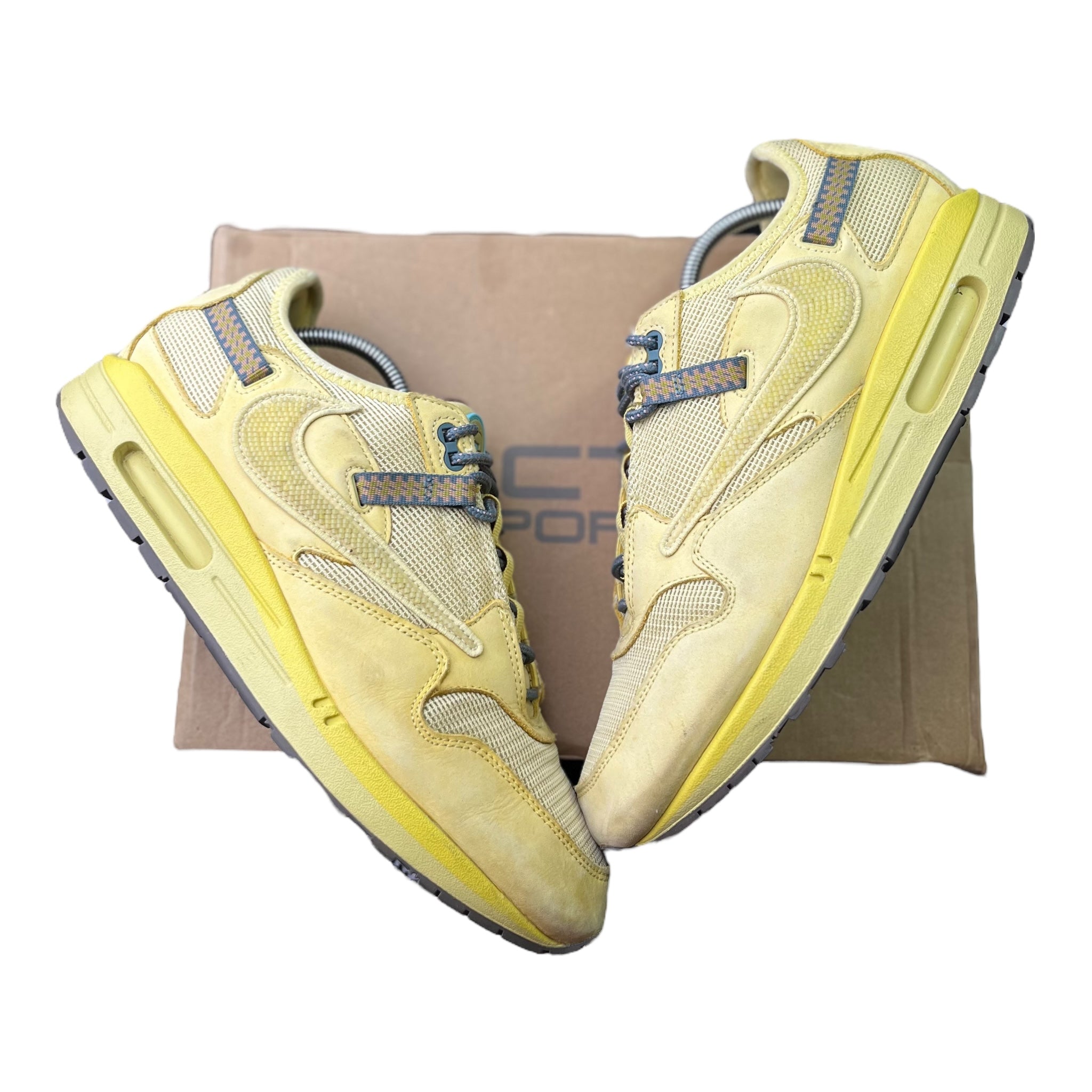 Nike Air Max 1 Travis Scott Cactus Jack Saturn Gold (45.5EU)