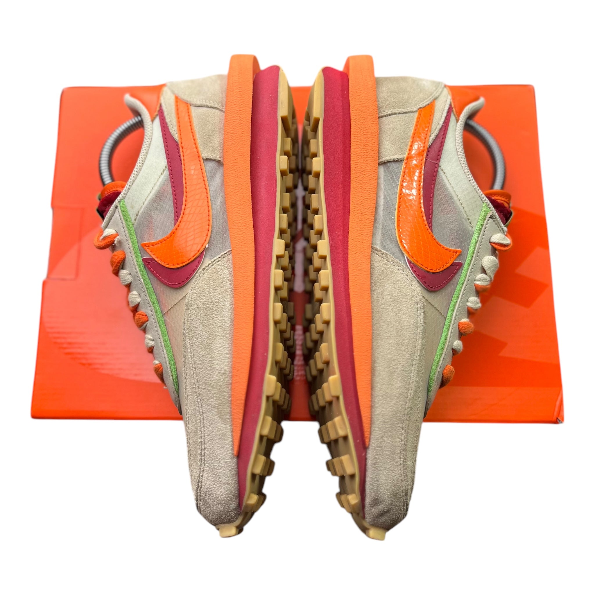 Nike LD Waffle Sacai Clot Net Orange Blaze (42EU)