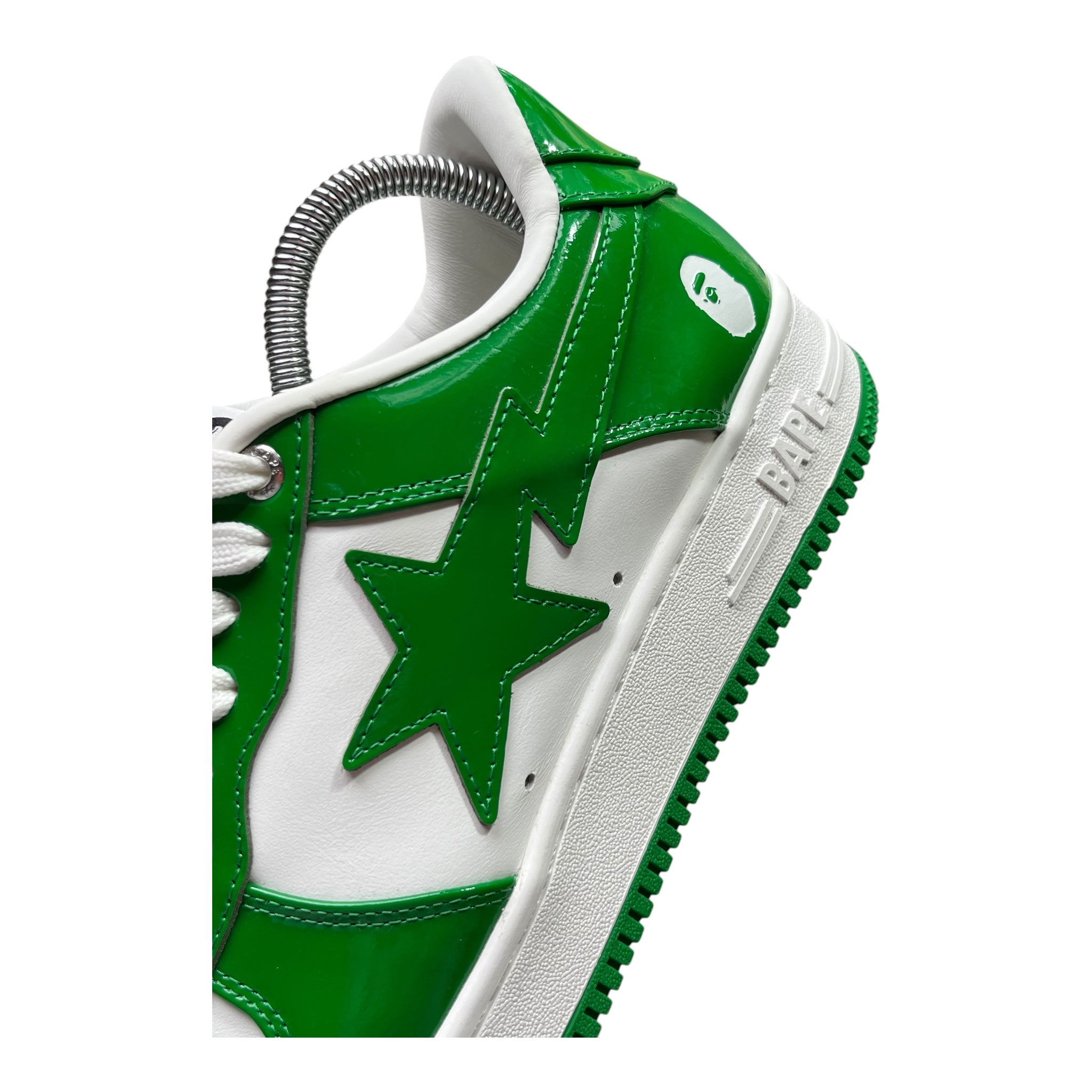 A Bathing Ape Bape Sta White Green (43EU)