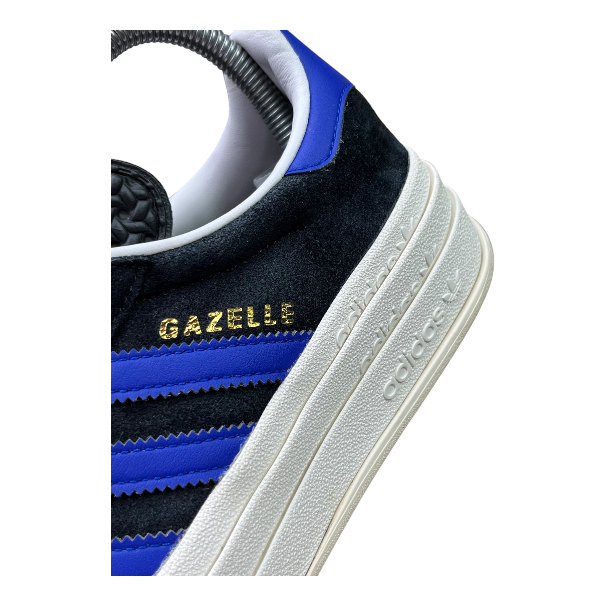 Adidas Gazelle Bold Kern Schwarz Leuchtendes Blau (37 1/3EU)