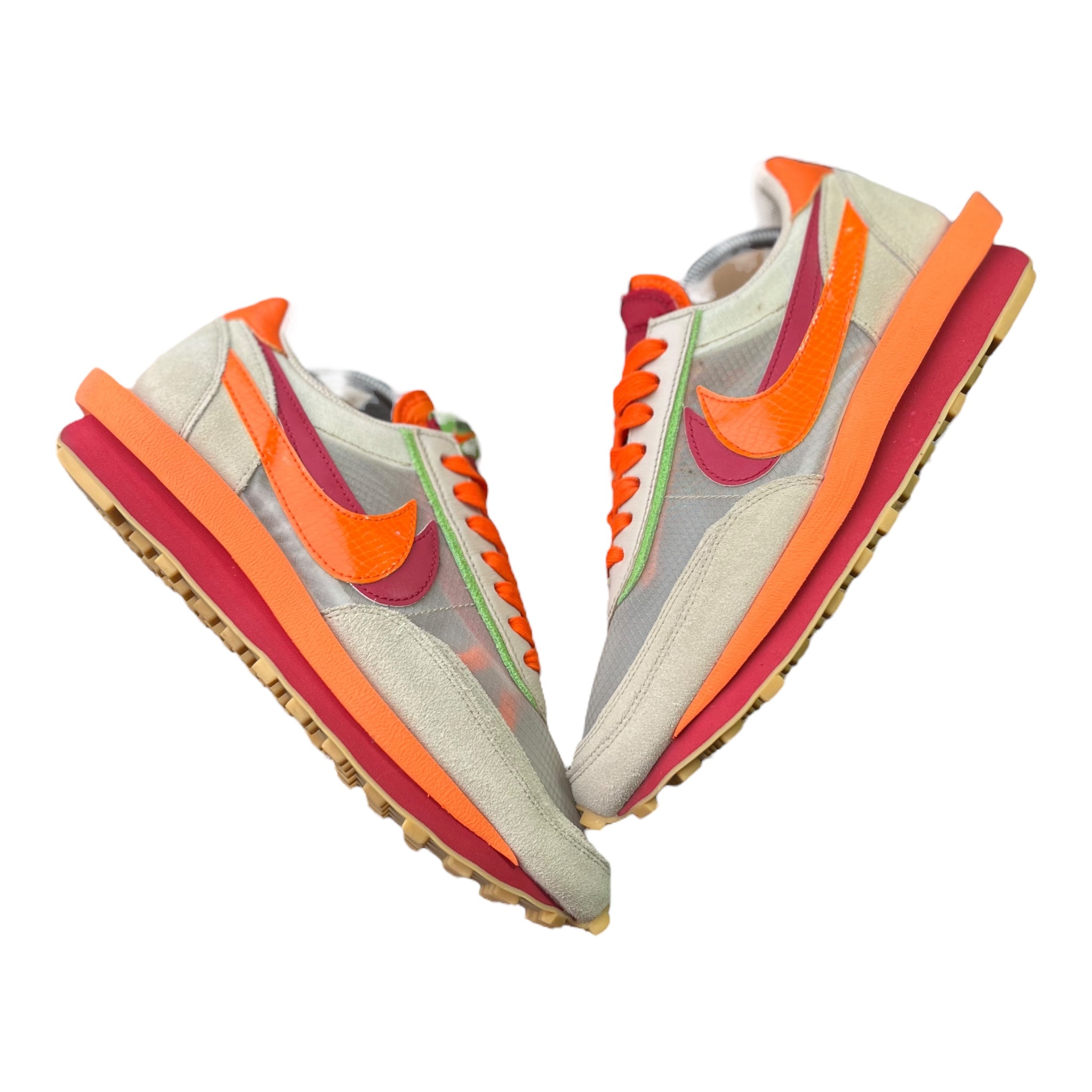 Nike LD Waffle Sacai Clot Net Orange Blaze (42.5EU)