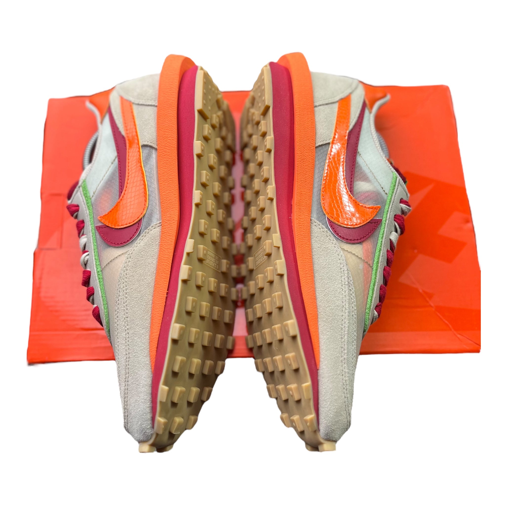 Nike LD Waffle Sacai Clot Net Orange Blaze (44.5EU)