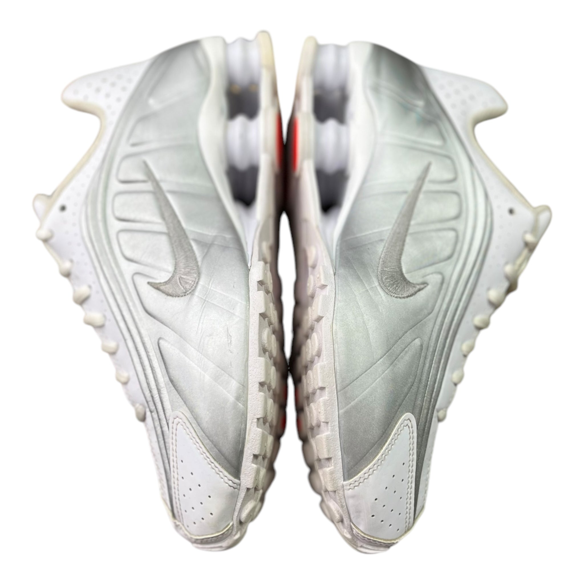 Nike Shox R4 Weiß Metallic Silber (38.5EU)