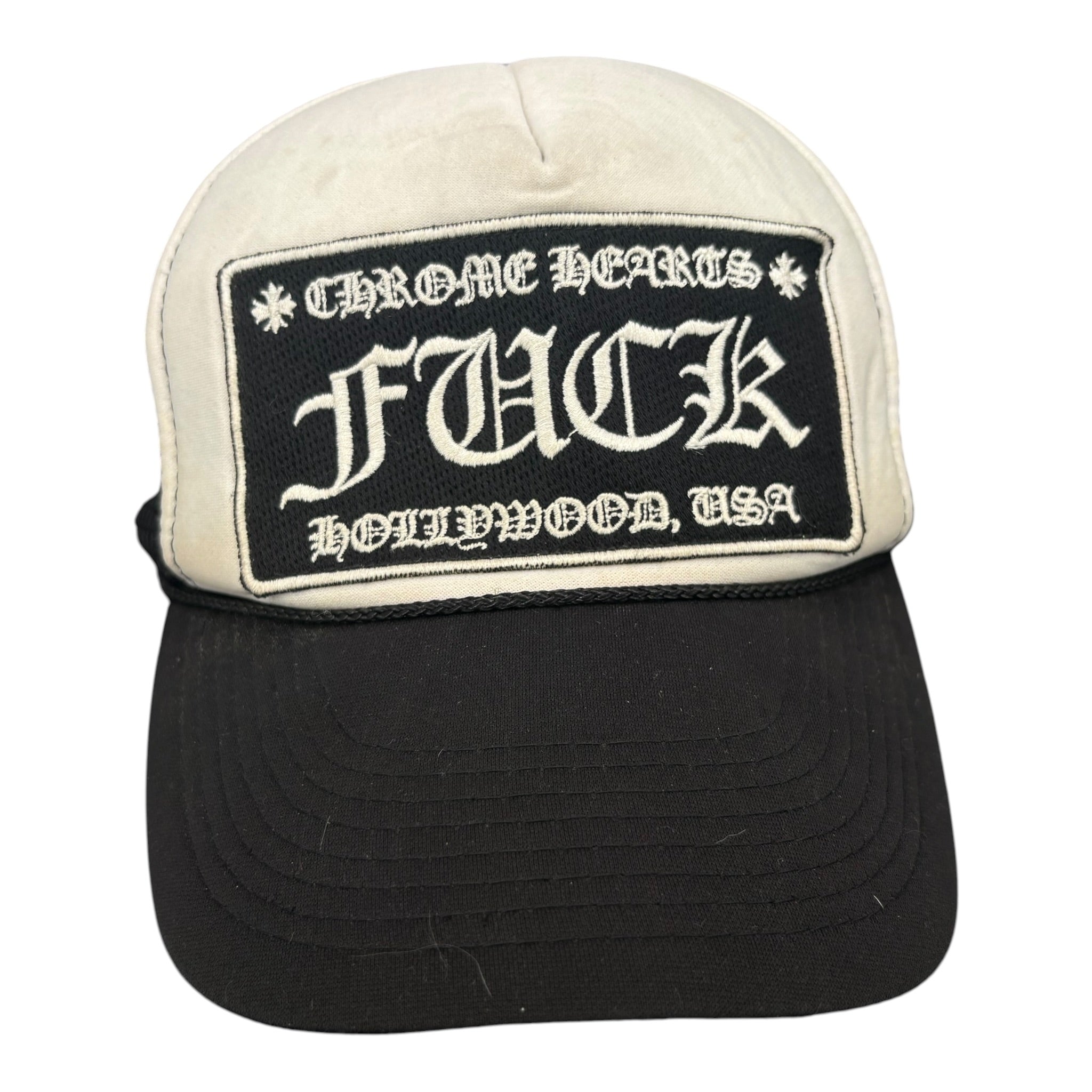 Casquette Cap Trucker Chrome Hearts Hollywood « Fuck »