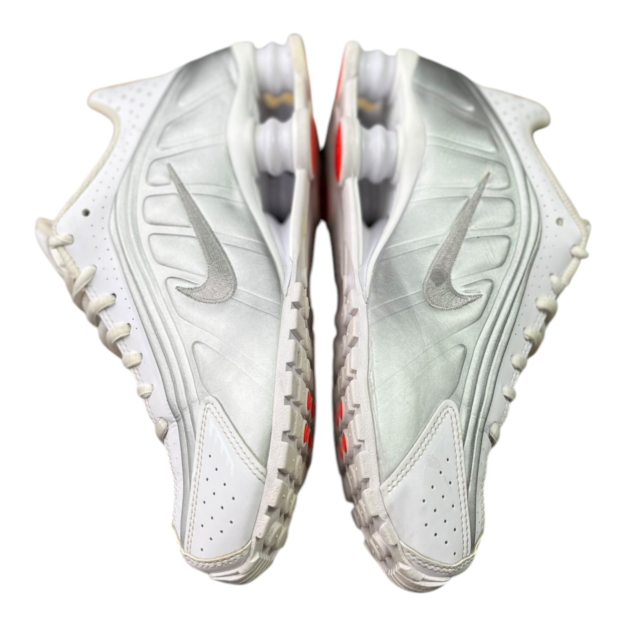 Nike Shox R4 Weiß Metallic Silber (38.5EU)