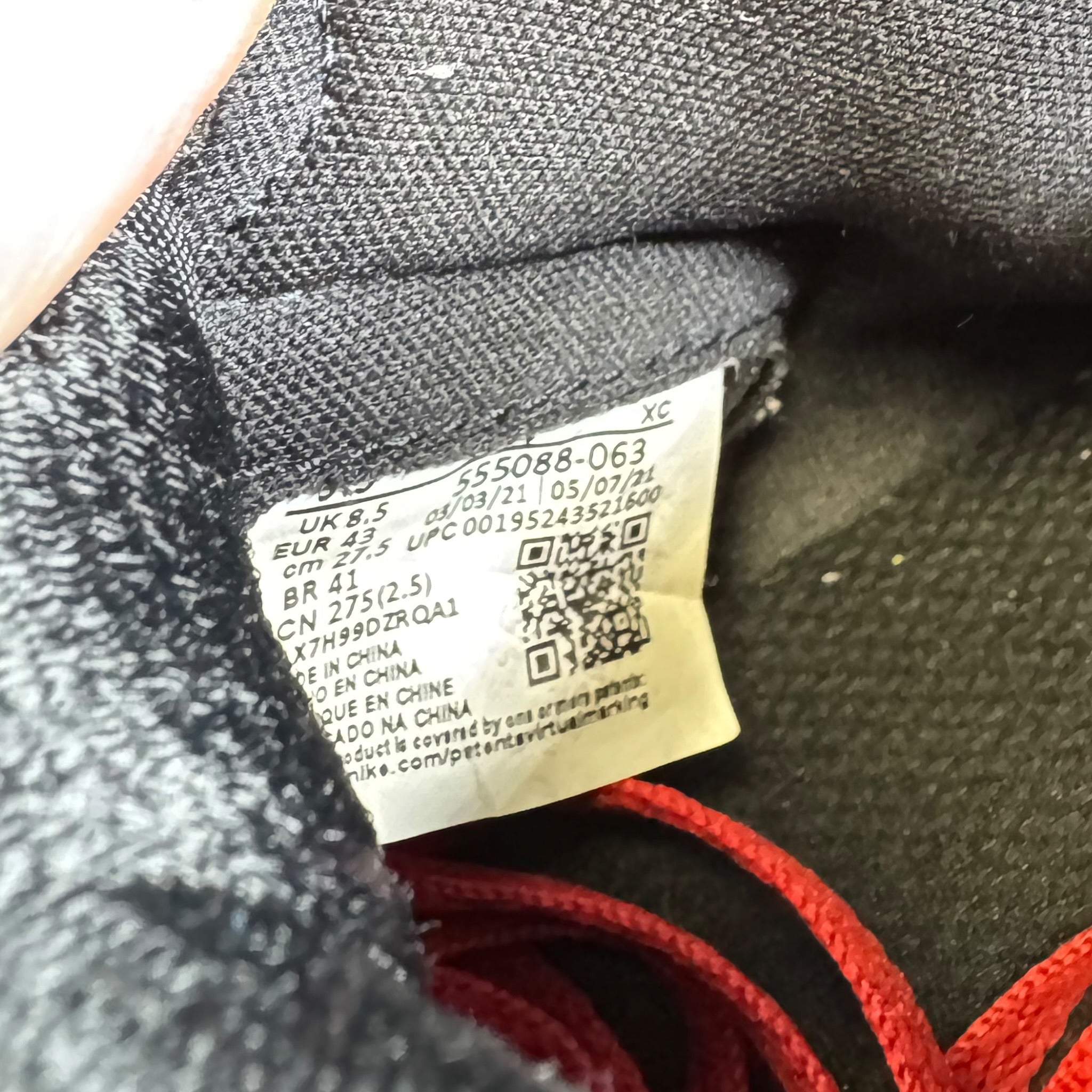 Jordan One High Patent Bred (43EU)