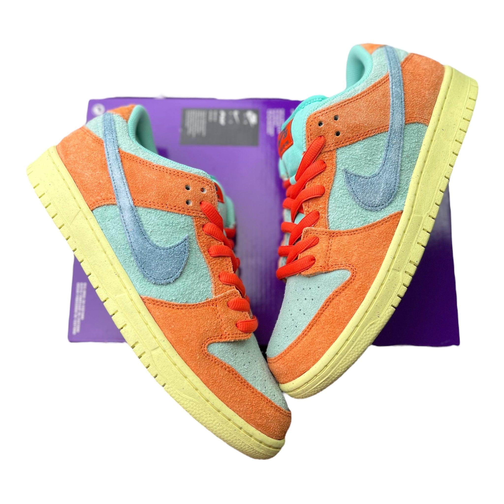 Nike Dunk Low Sb Orange Emerald Rise (44EU)