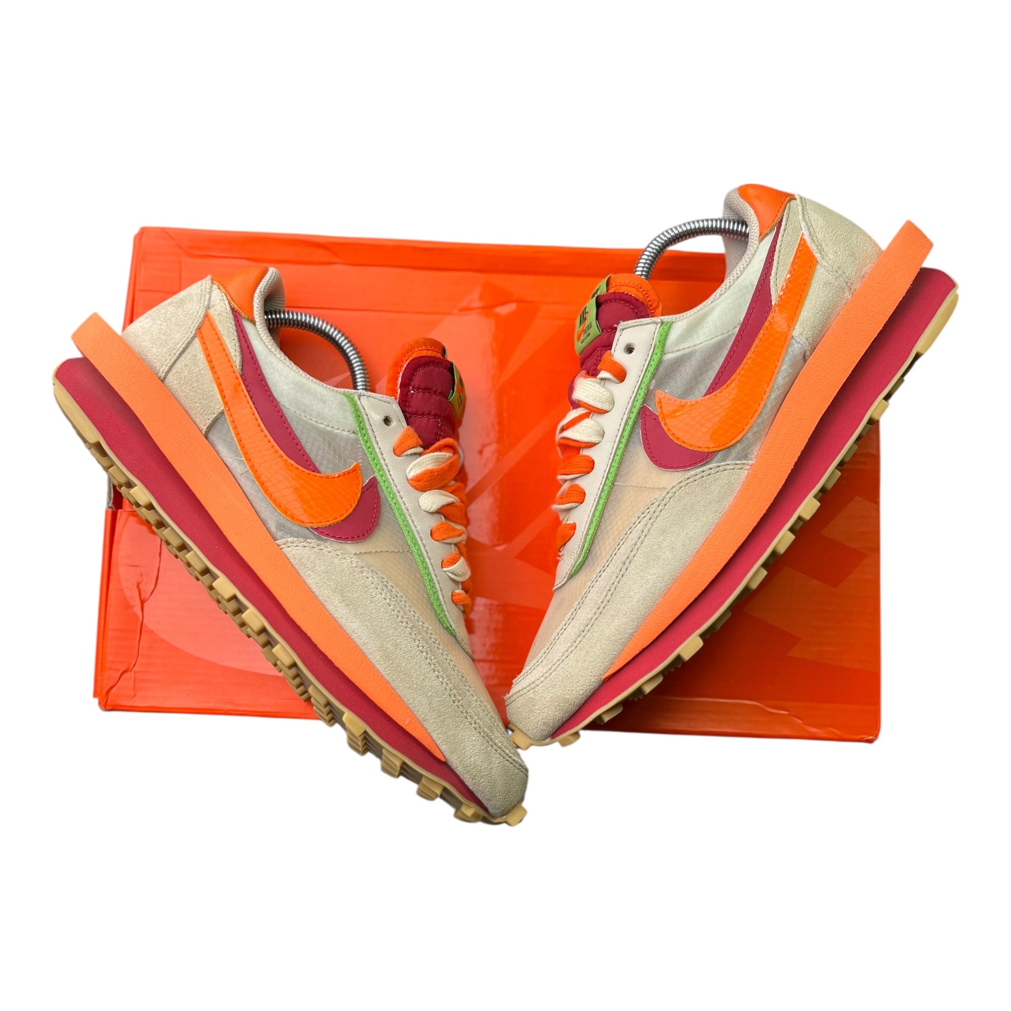 Nike LD Waffle Sacai Clot Net Orange Blaze (43EU)