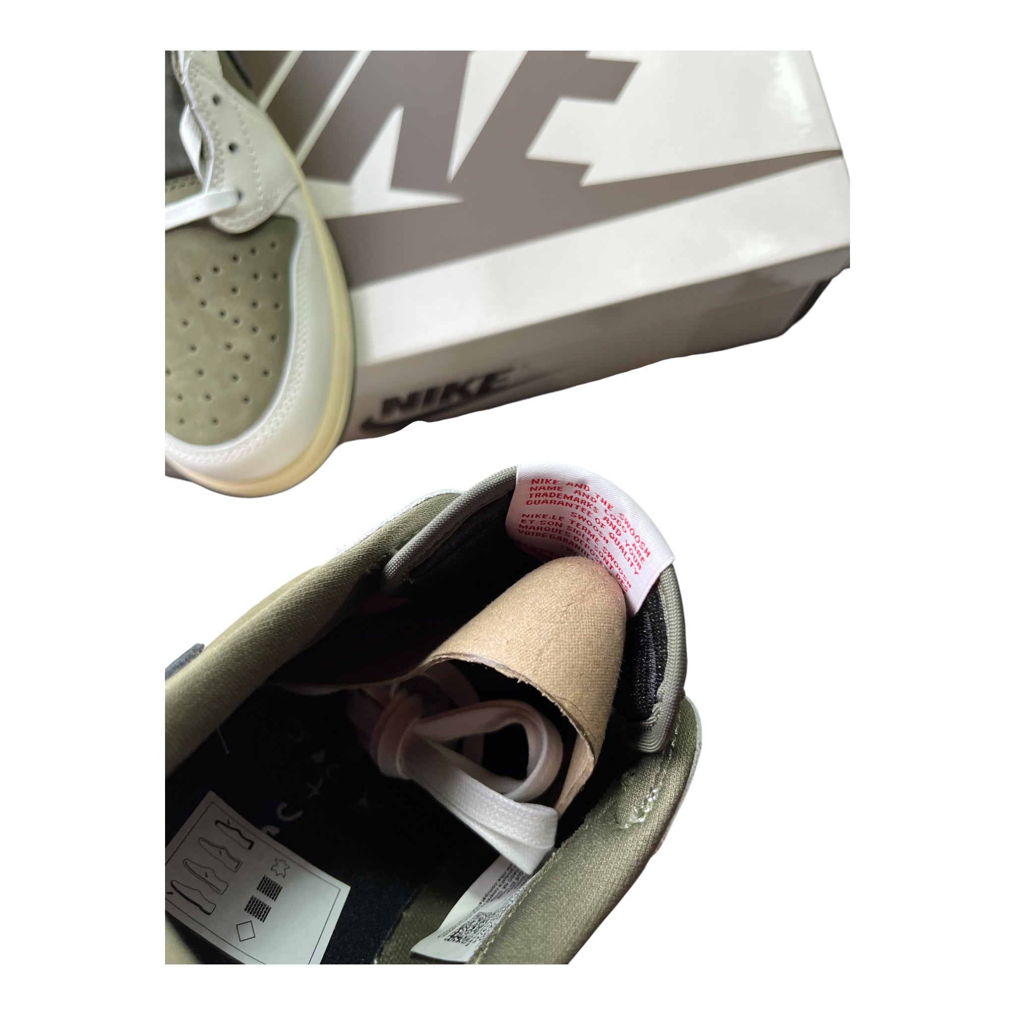 Jordan 1 Low OG SP Travis Scott Medium Olive (44EU)
