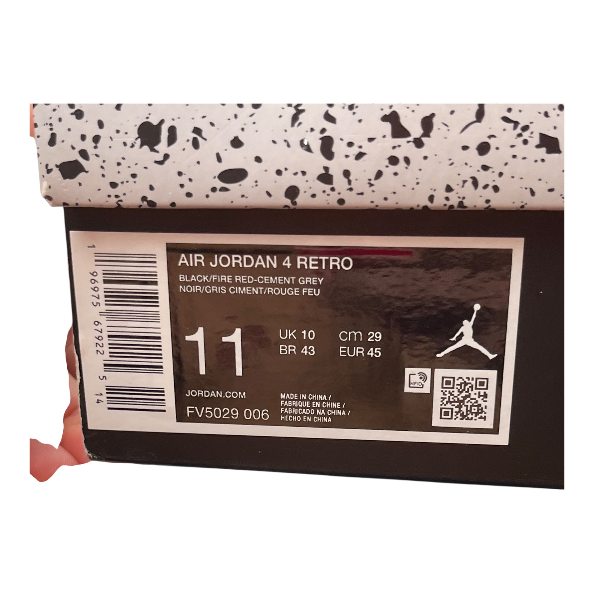 Jordan 4 Retro Bred Reimagined (45EU)
