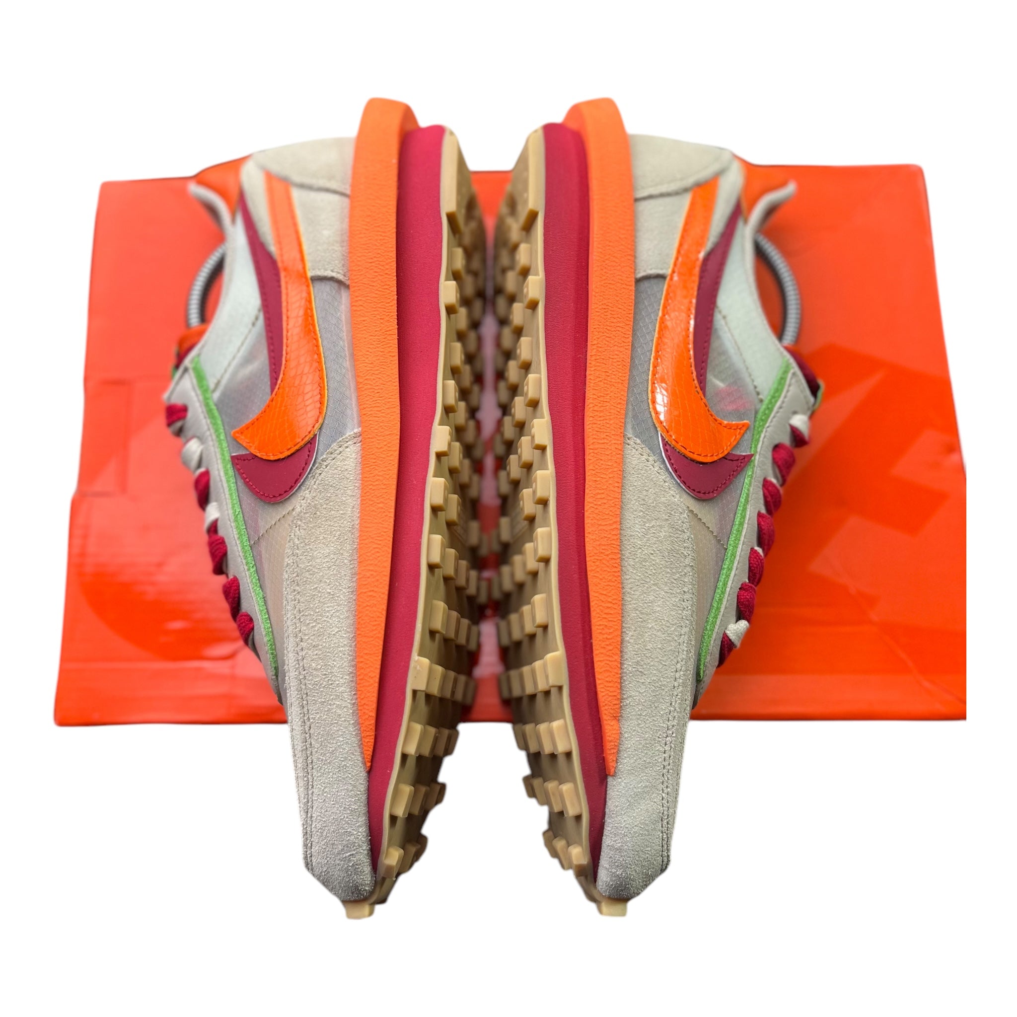 Nike LD Waffle Sacai Clot Net Orange Blaze (44.5EU)