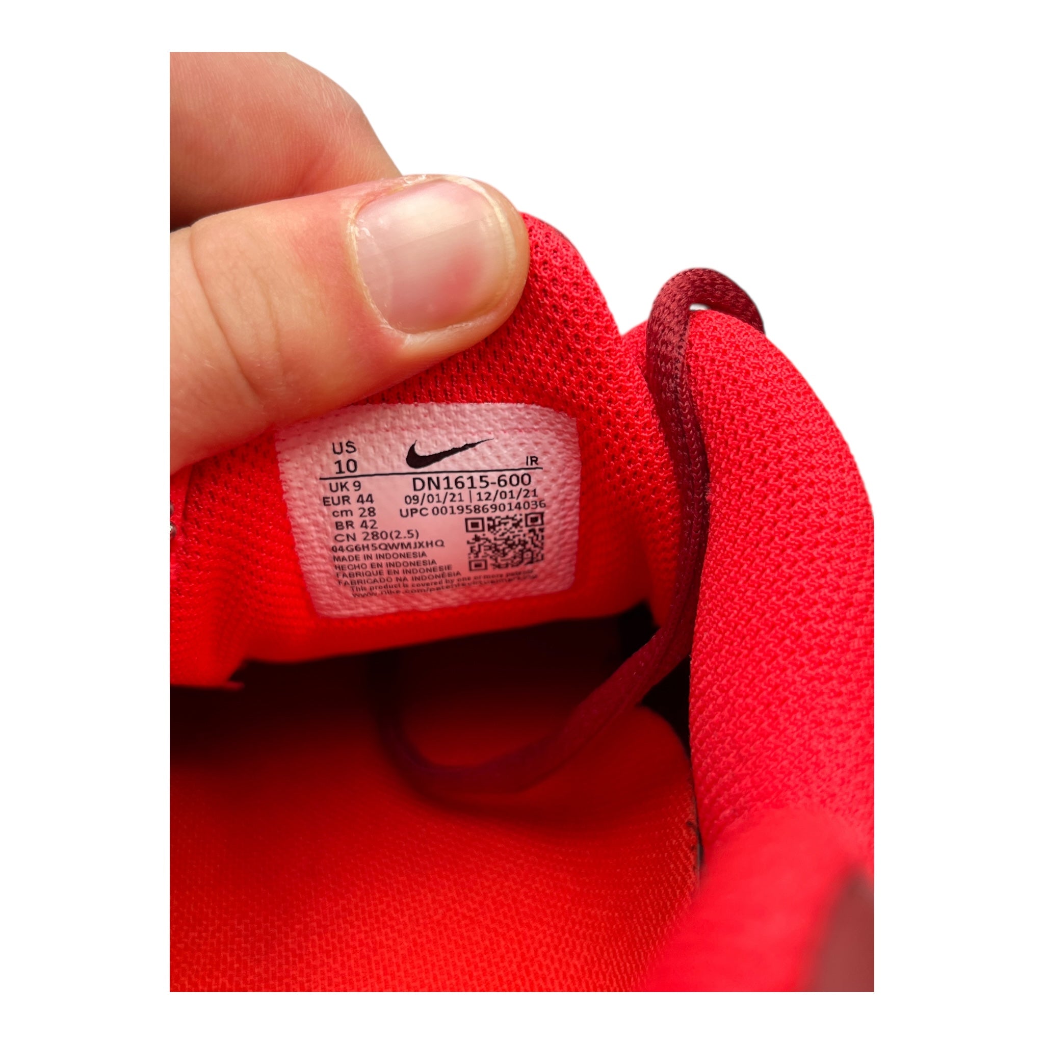 Nike Shox Ride 2 Supreme Speed Red (44EU)