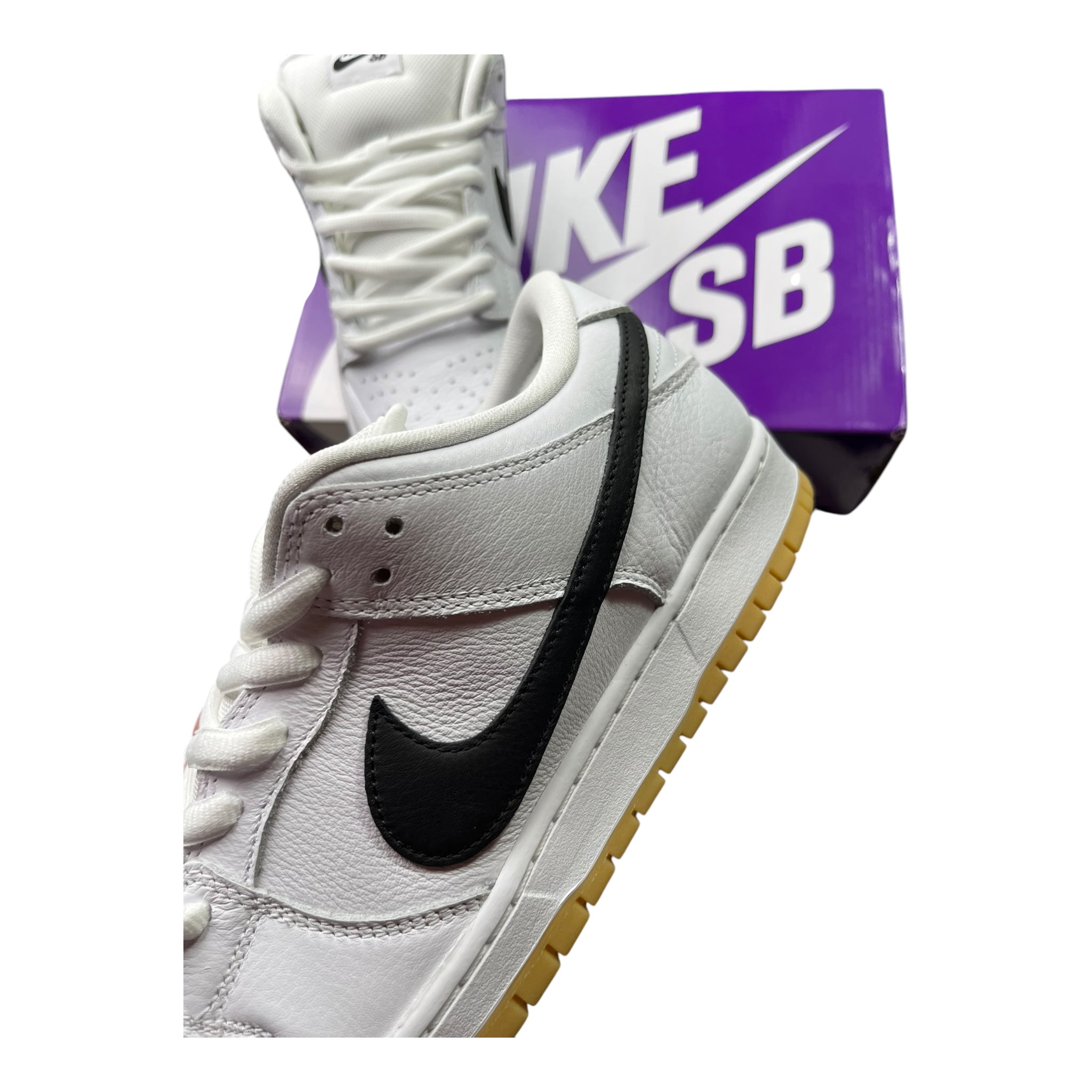 Nike SB Dunk Low Pro ISO White Gum (46EU)