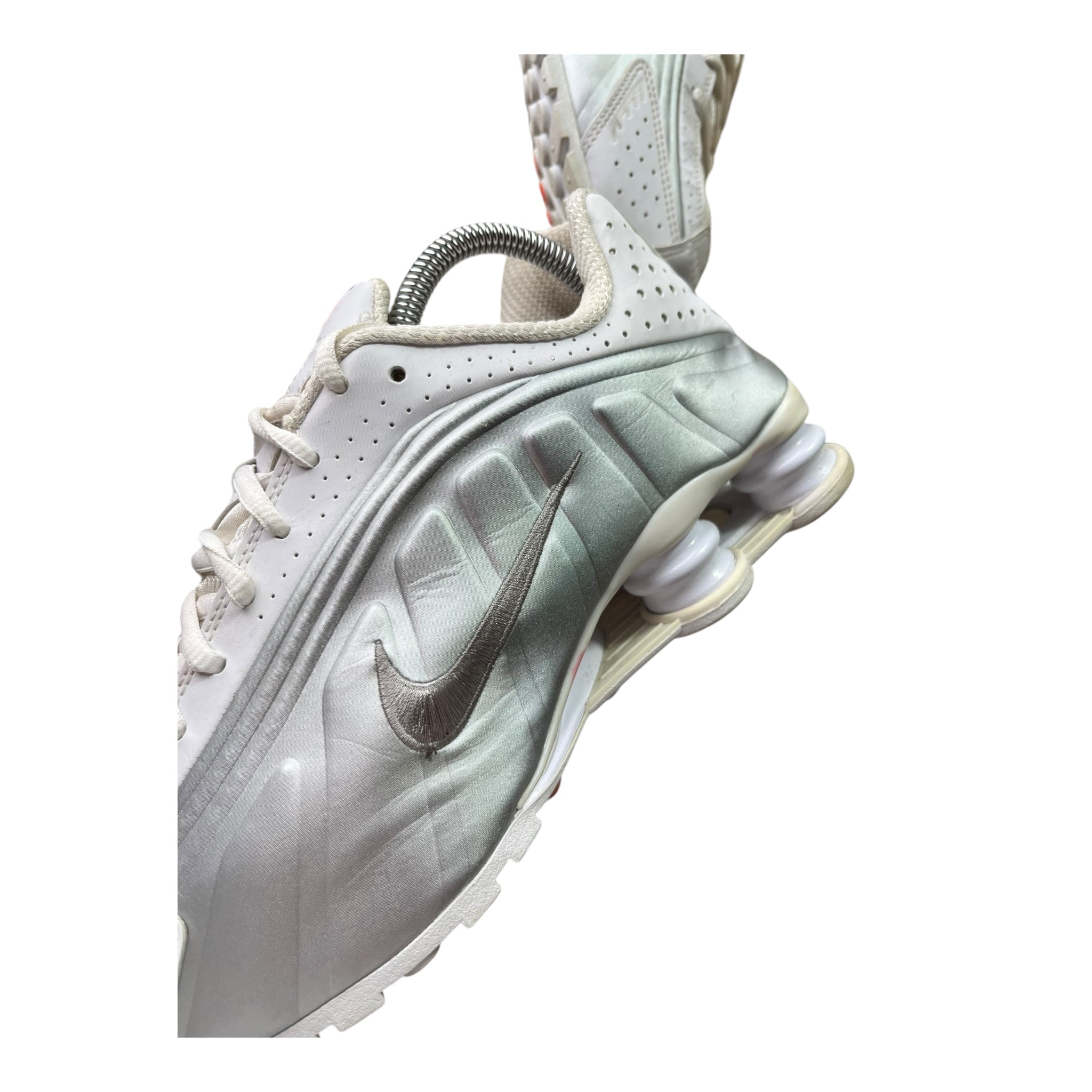 Nike Shox R4 White Metallic Silver (43EU)