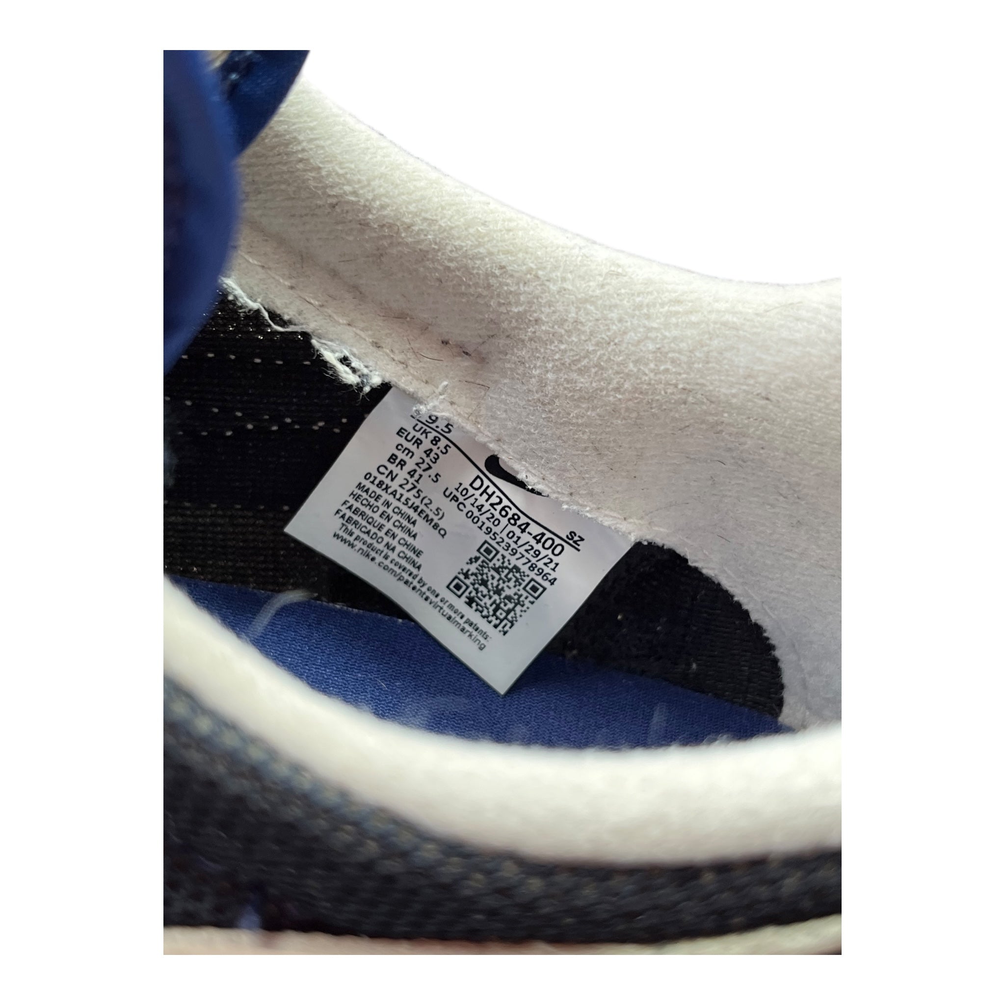 Nike LD Waffle Sacai Fragment Blau (43EU)