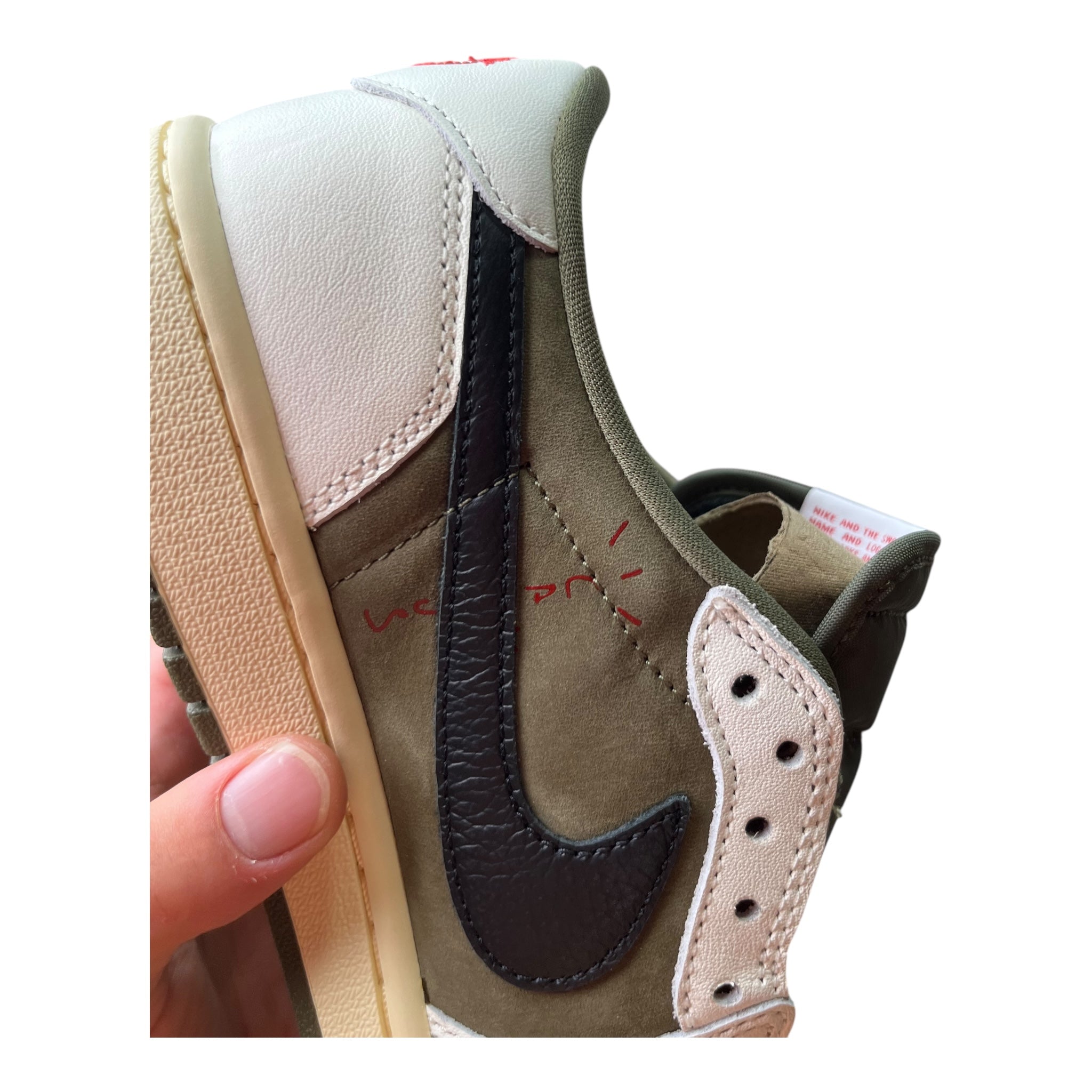 Jordan 1 Low OG SP Travis Scott Medium Olive (42EU)