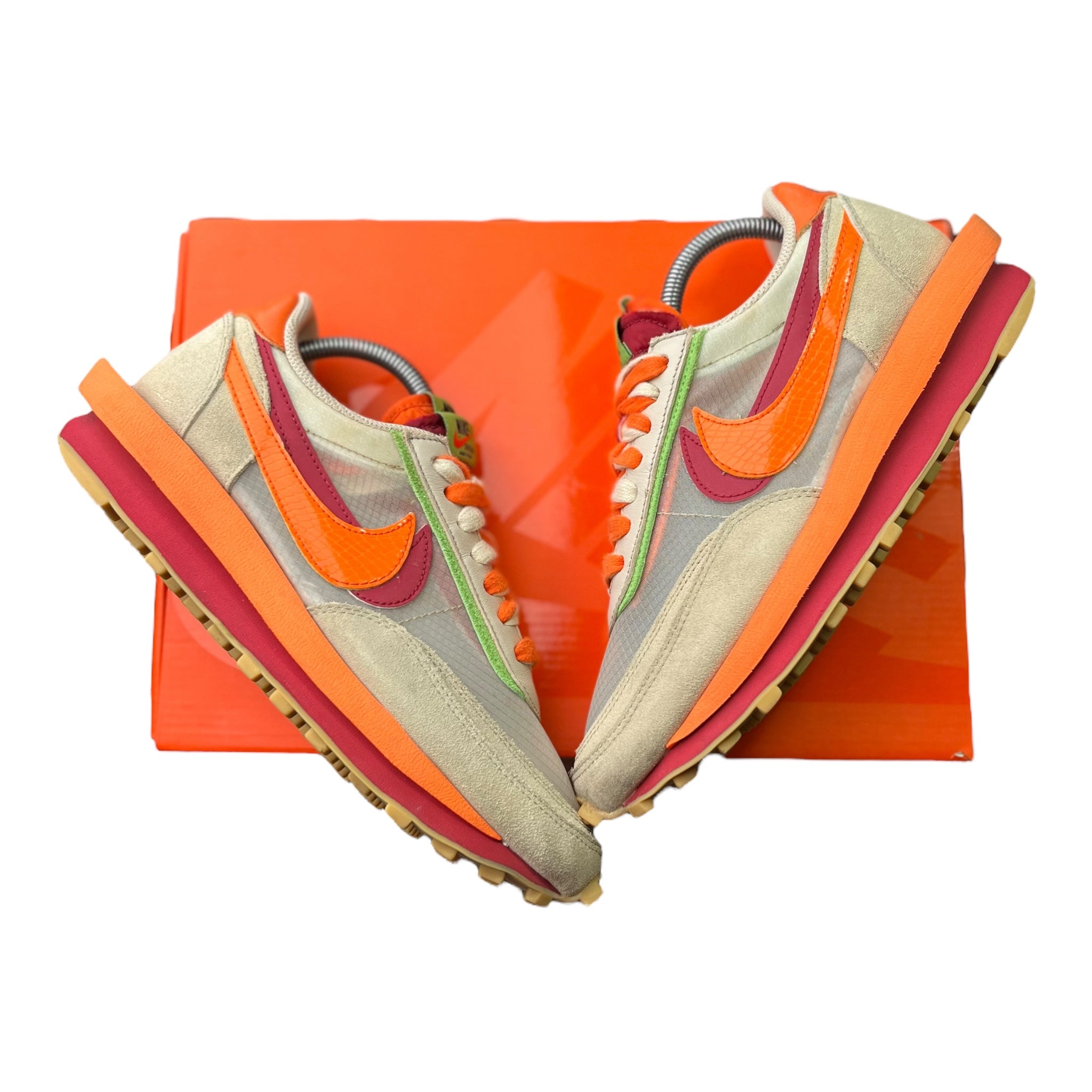Nike LD Waffle Sacai Clot Net Orange Blaze (40.5EU)