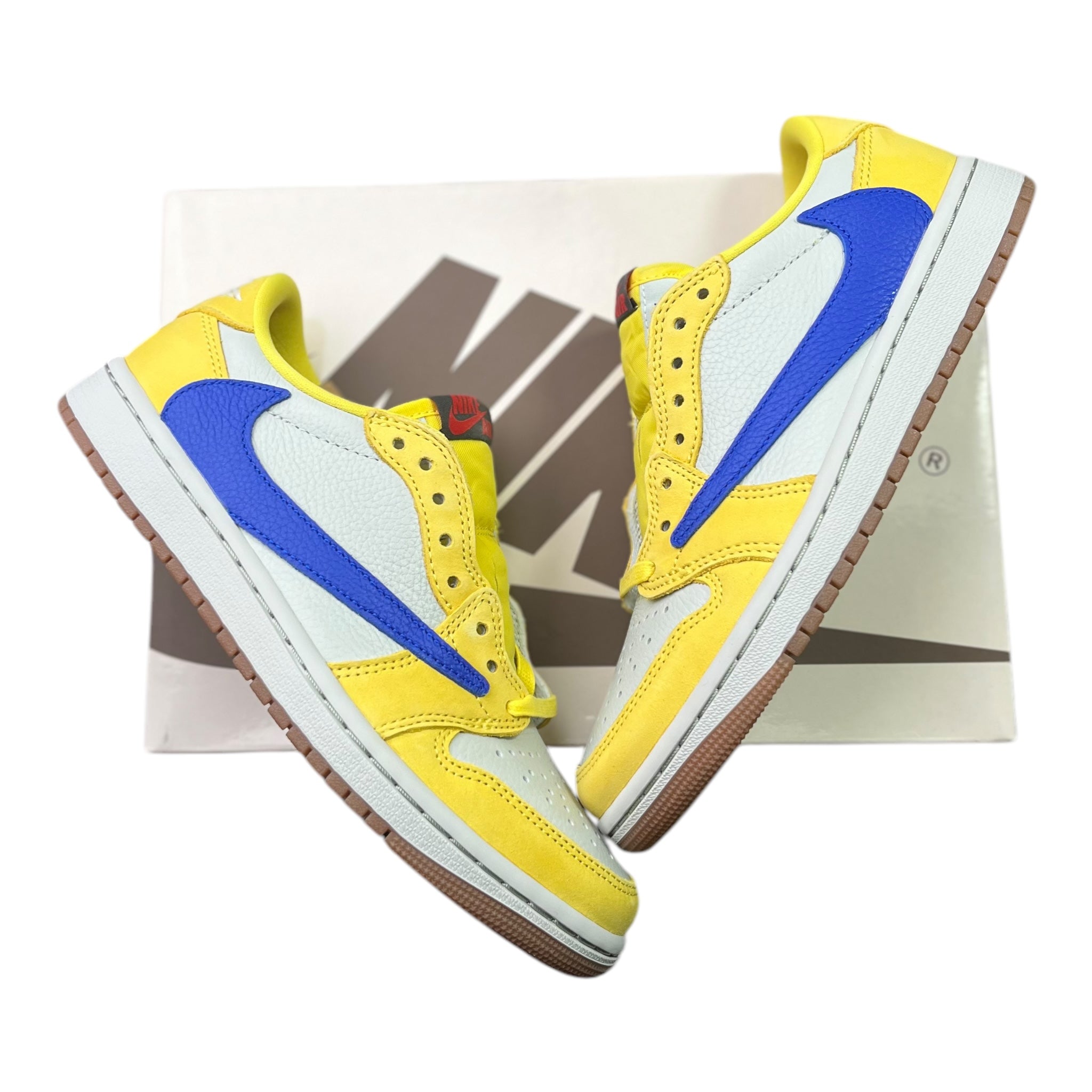Jordan 1 Low Travis Scott Canary Elkins (38EU)