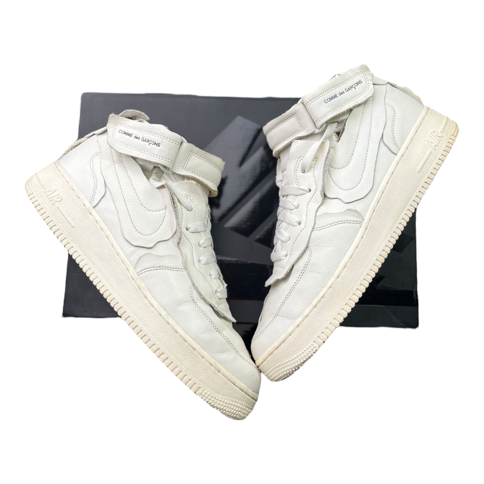 Nike Air Force 1 Mid Comme Des Garçons Weiß (44EU)