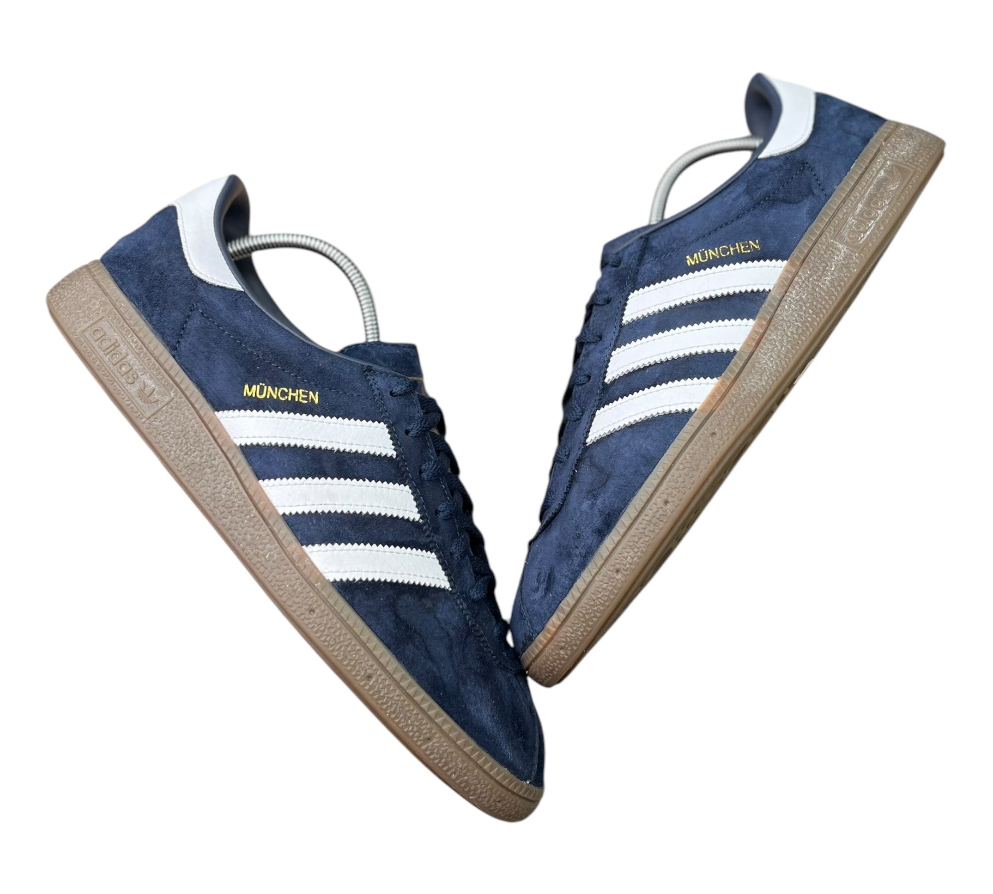 Adidas Munchen Marineblau Weiß Gummi (45 1/3EU)