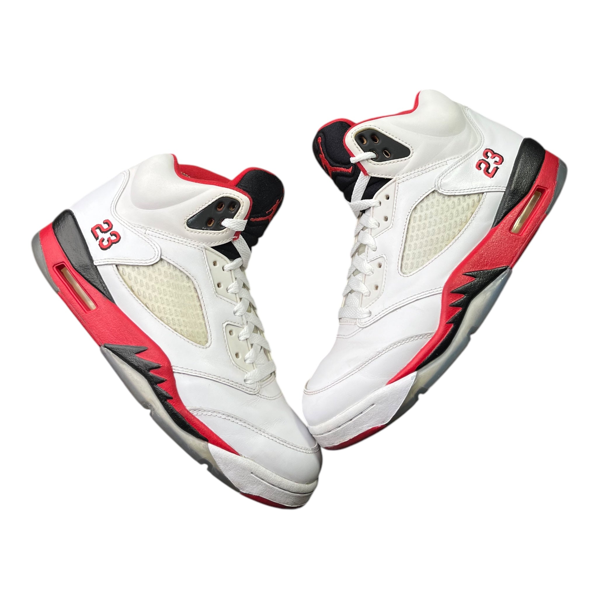 Jordan 5 Retro Fire Red Black Tongue (42EU)